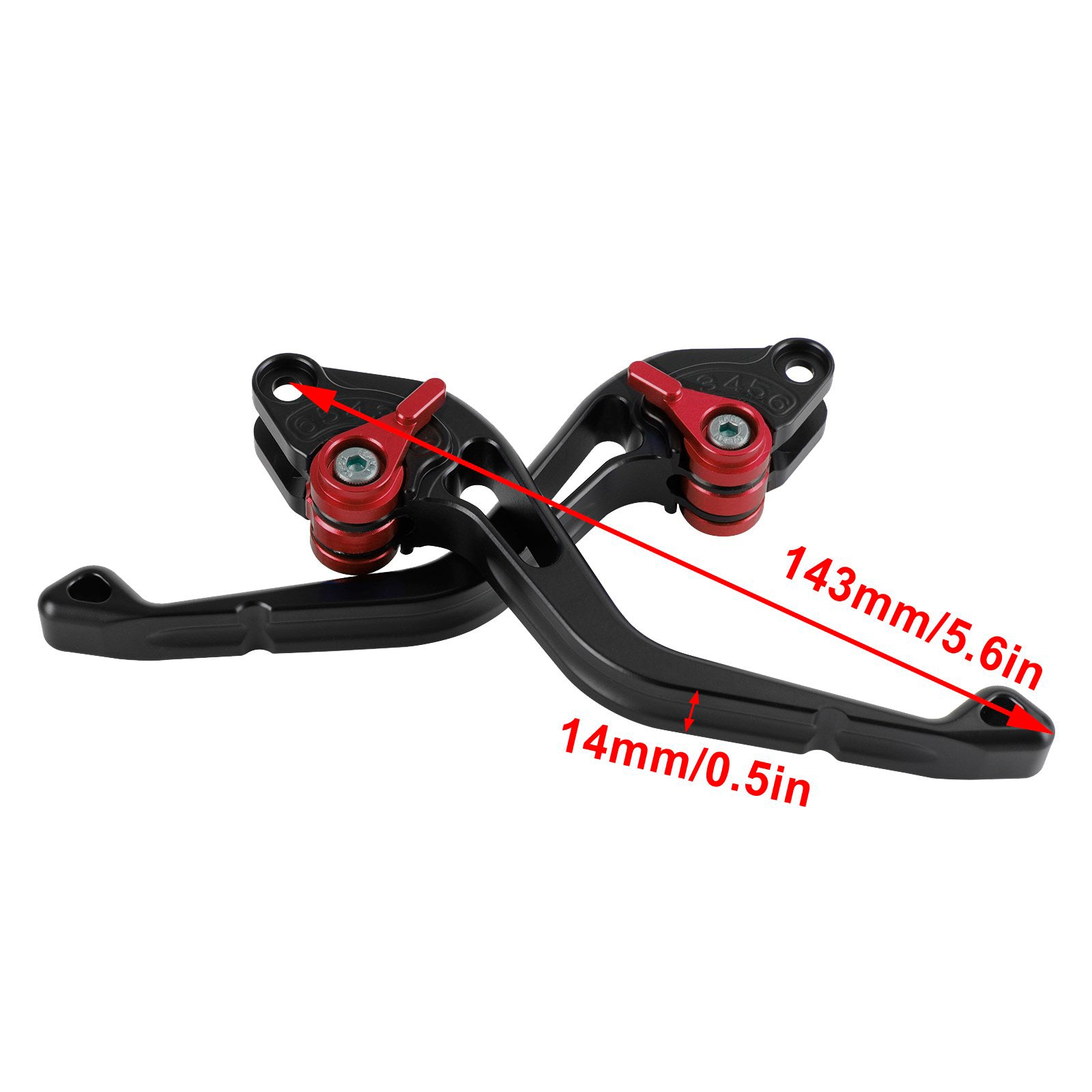 NEW Short Clutch Brake Lever fit for Suzuki GSF650 GSXR1300 DL1000 Red