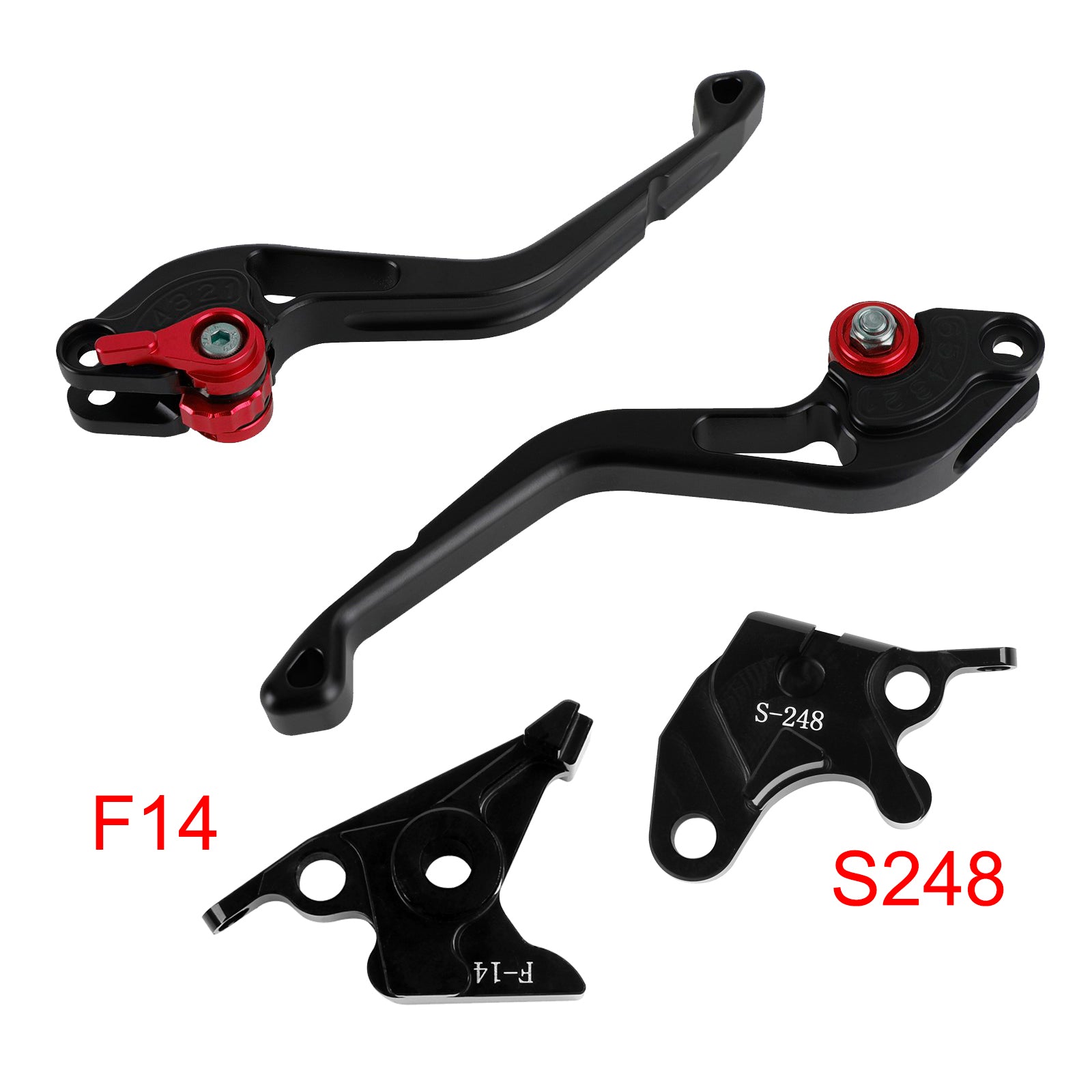 NEW Short Clutch Brake Lever fit for Suzuki GSXR600 750 DL650 GSR600 Red