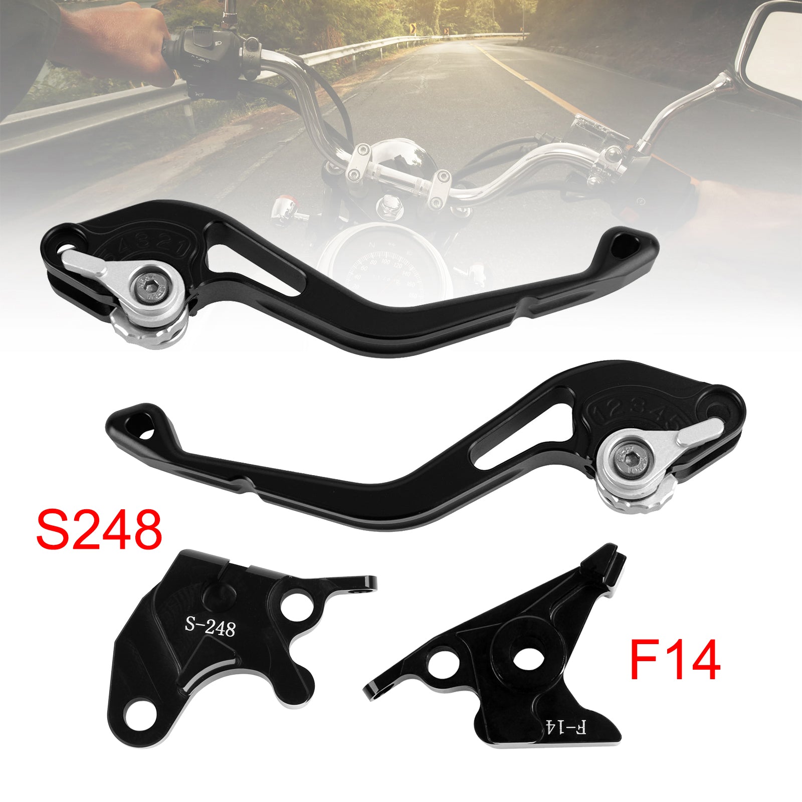 NEW Short Clutch Brake Lever fit for Suzuki GSXR600 750 DL650 GSR600 Silver