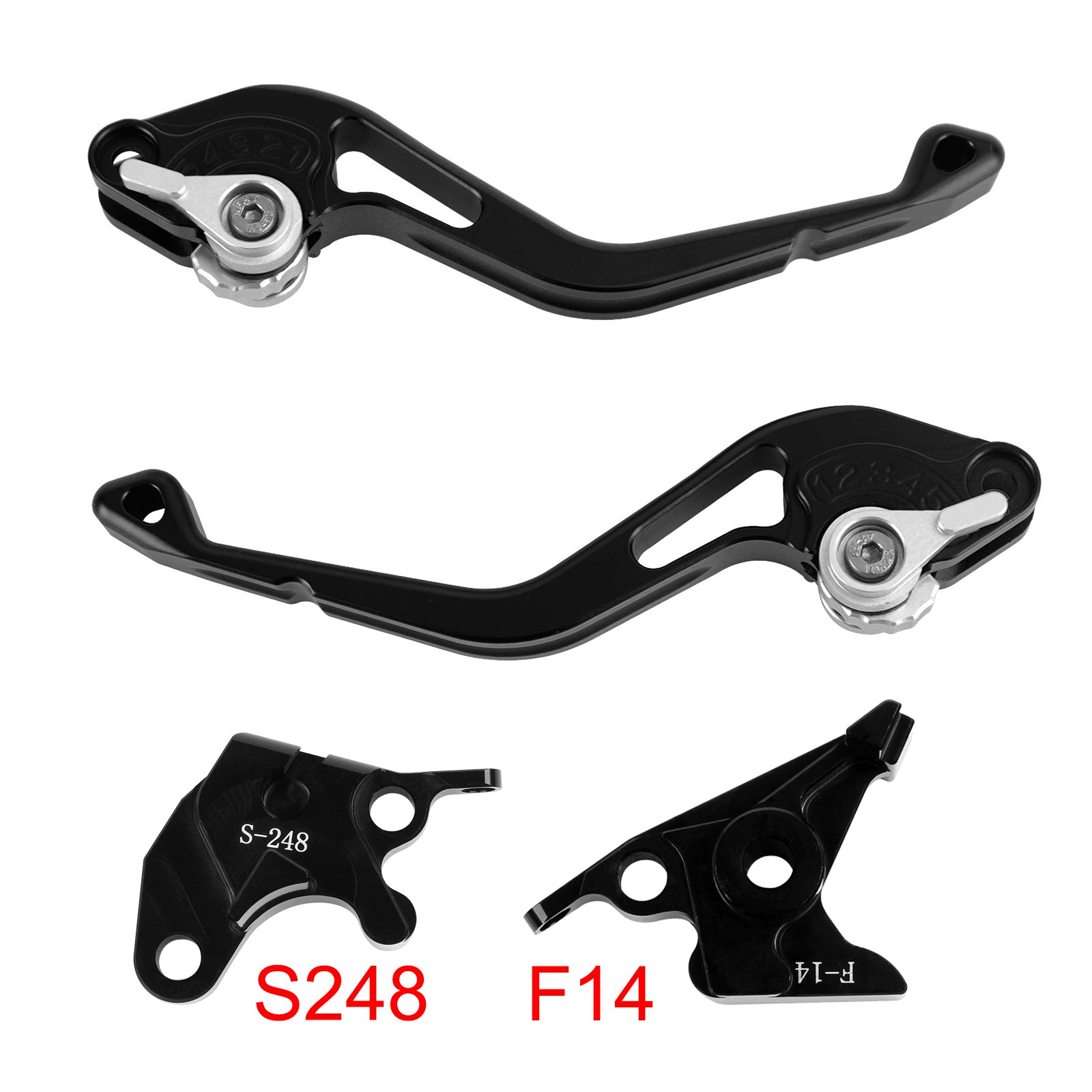 NEW Short Clutch Brake Lever fit for Suzuki GSXR600 750 DL650 GSR600 Silver