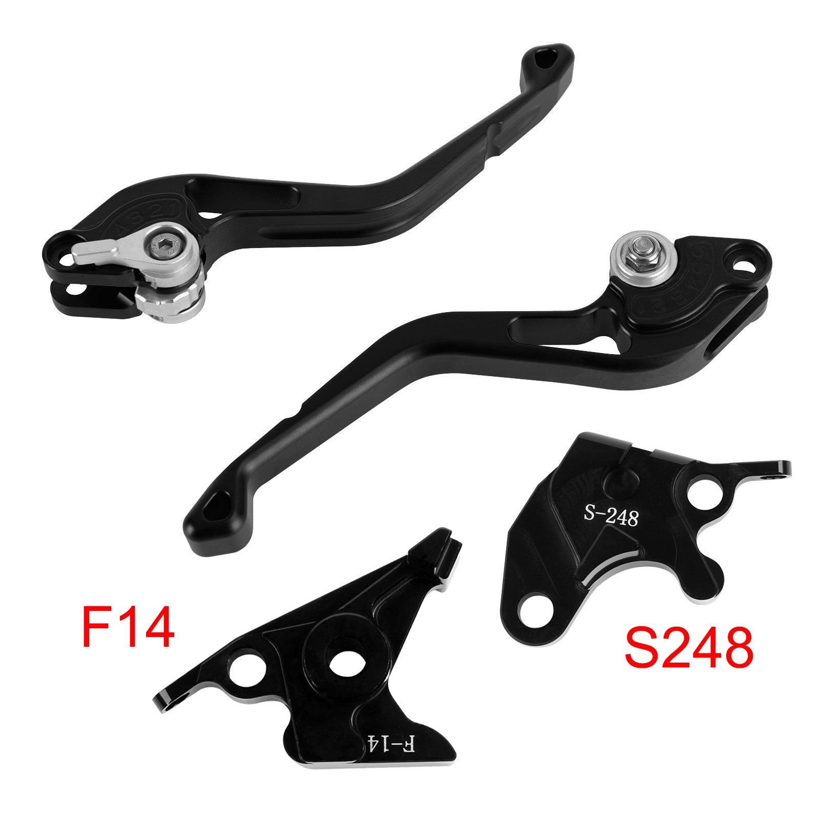 NEW Short Clutch Brake Lever fit for Suzuki GSXR600 750 DL650 GSR600 Silver