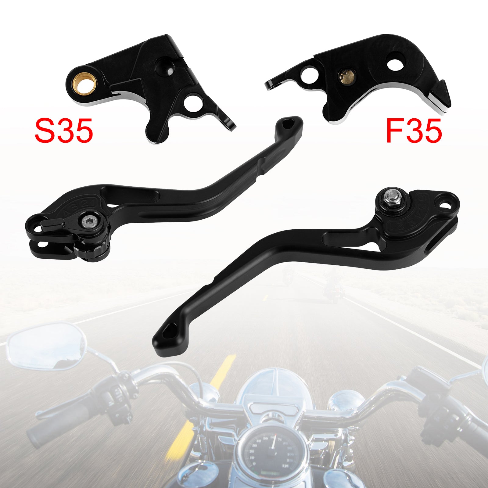 NEW Short Clutch Brake Lever fit for Suzuki GSXR600 06-10 GSXR1000 05-06 Black