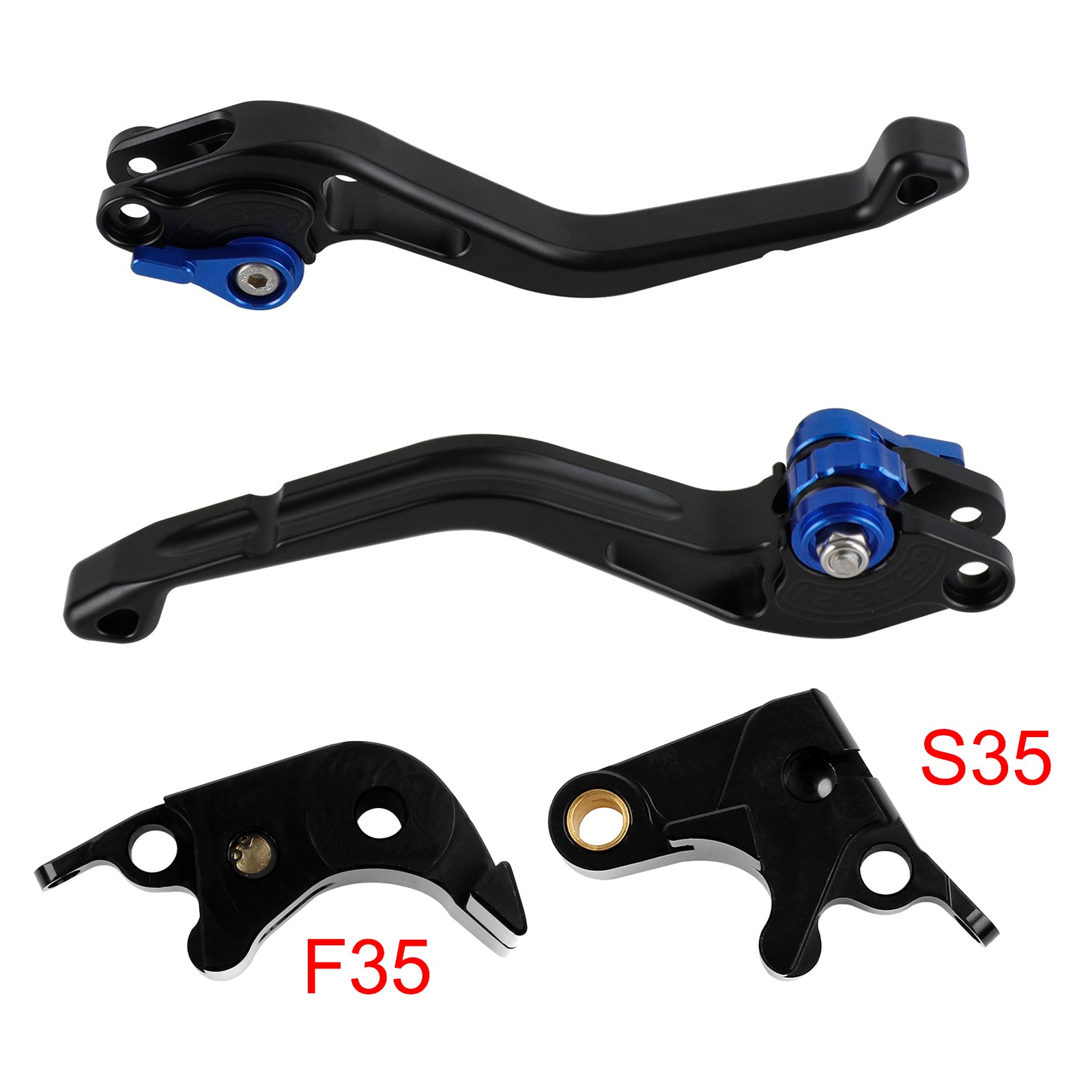 NEW Short Clutch Brake Lever fit for Suzuki GSXR600 06-10 GSXR1000 05-06 Blue