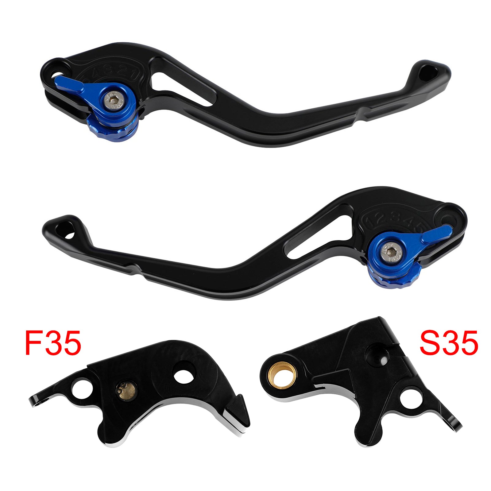 NEW Short Clutch Brake Lever fit for Suzuki GSXR600 06-10 GSXR1000 05-06 Blue