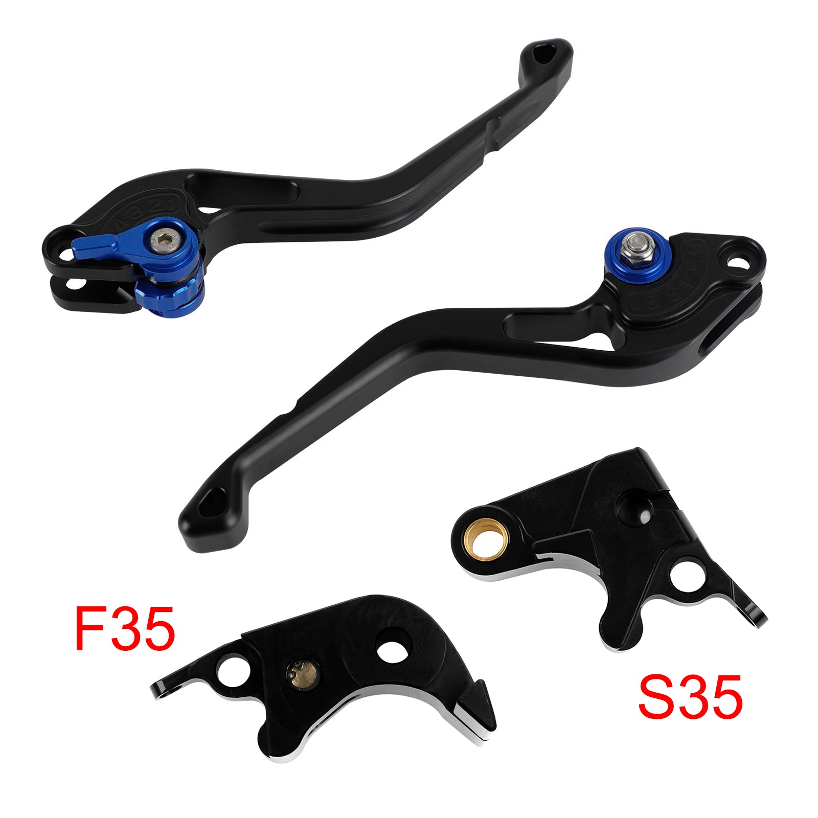 NEW Short Clutch Brake Lever fit for Suzuki GSXR600 06-10 GSXR1000 05-06 Blue