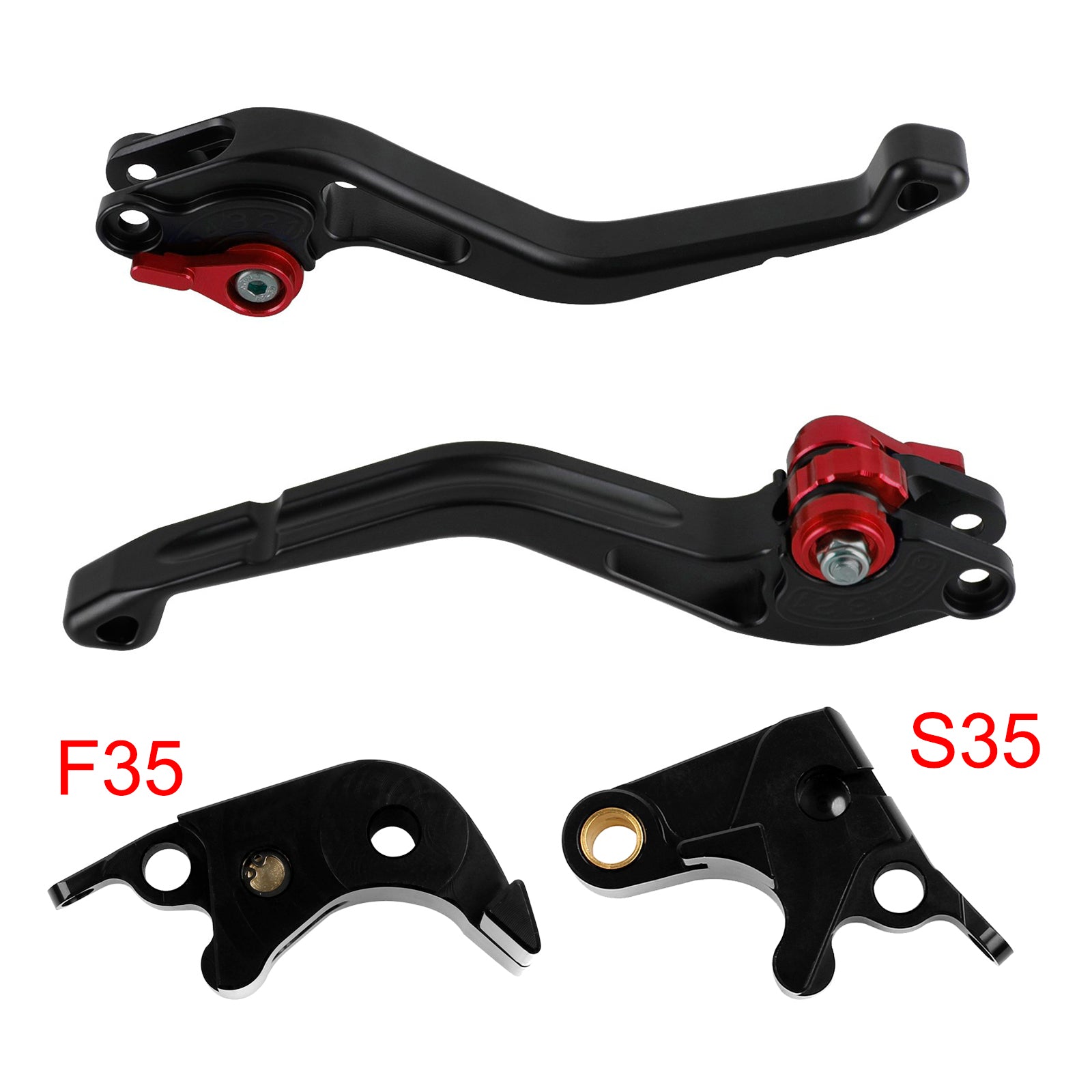 NEW Short Clutch Brake Lever fit for Suzuki GSXR600 06-10 GSXR1000 05-06 Red
