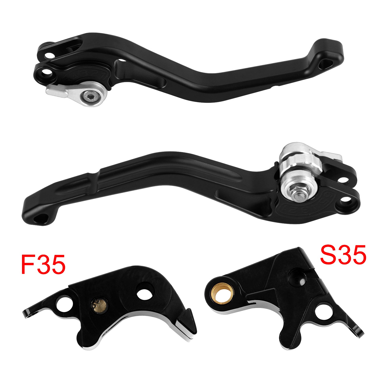 NEW Short Clutch Brake Lever fit for Suzuki GSXR600 06-10 GSXR1000 05-06 Silver