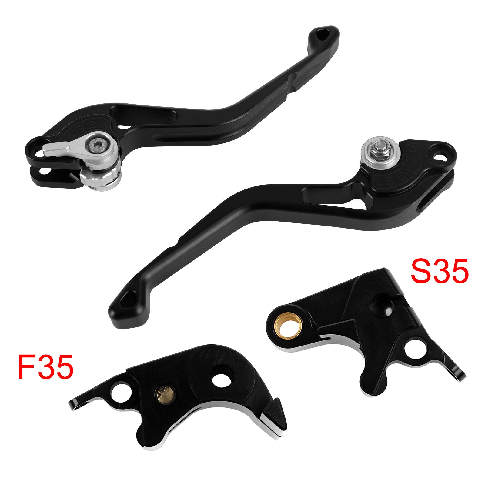 NEW Short Clutch Brake Lever fit for Suzuki GSXR600 06-10 GSXR1000 05-06 Silver