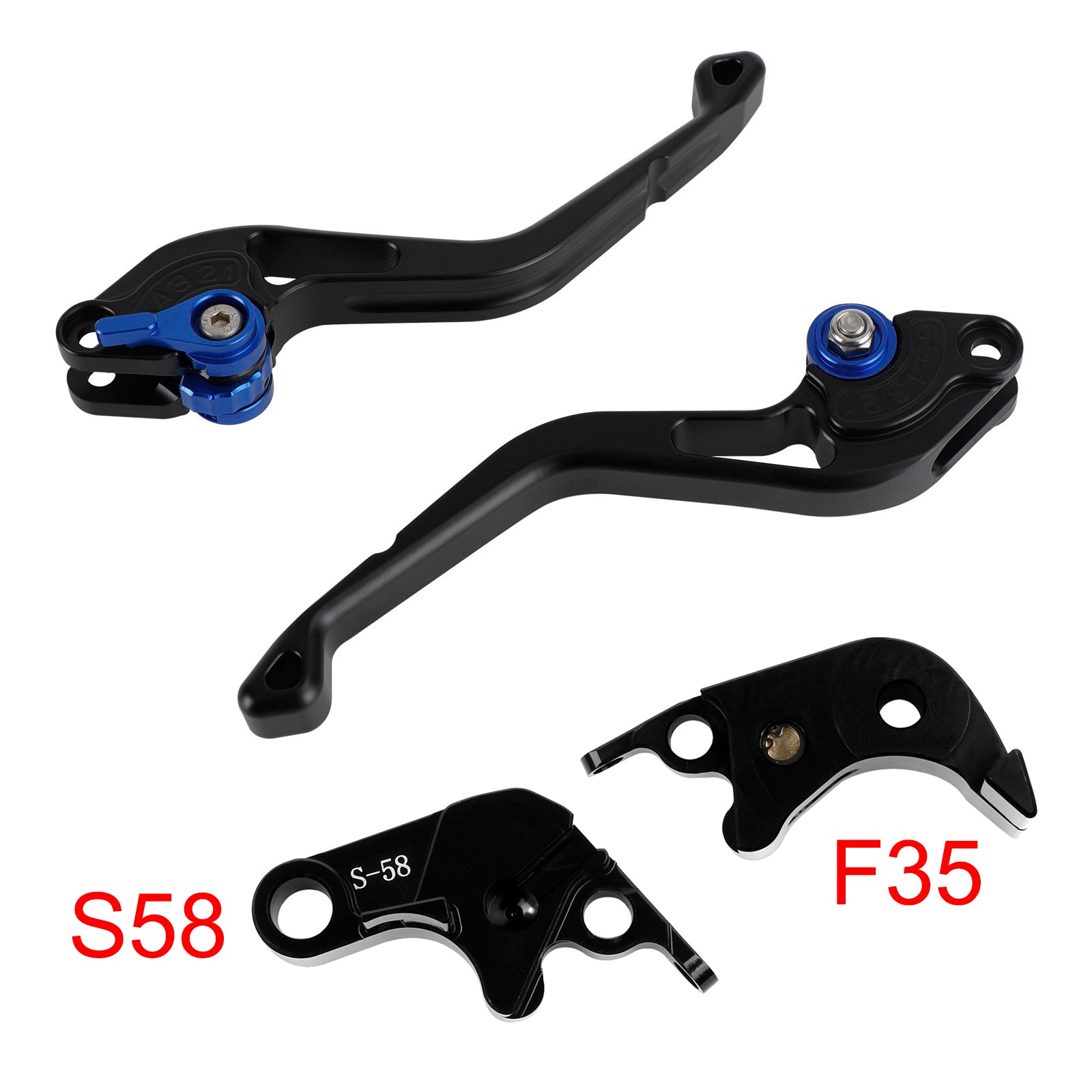NEW Short Clutch Brake Lever fit for Suzuki GSXR60006-10 GSX-S1000/F 2015 Blue