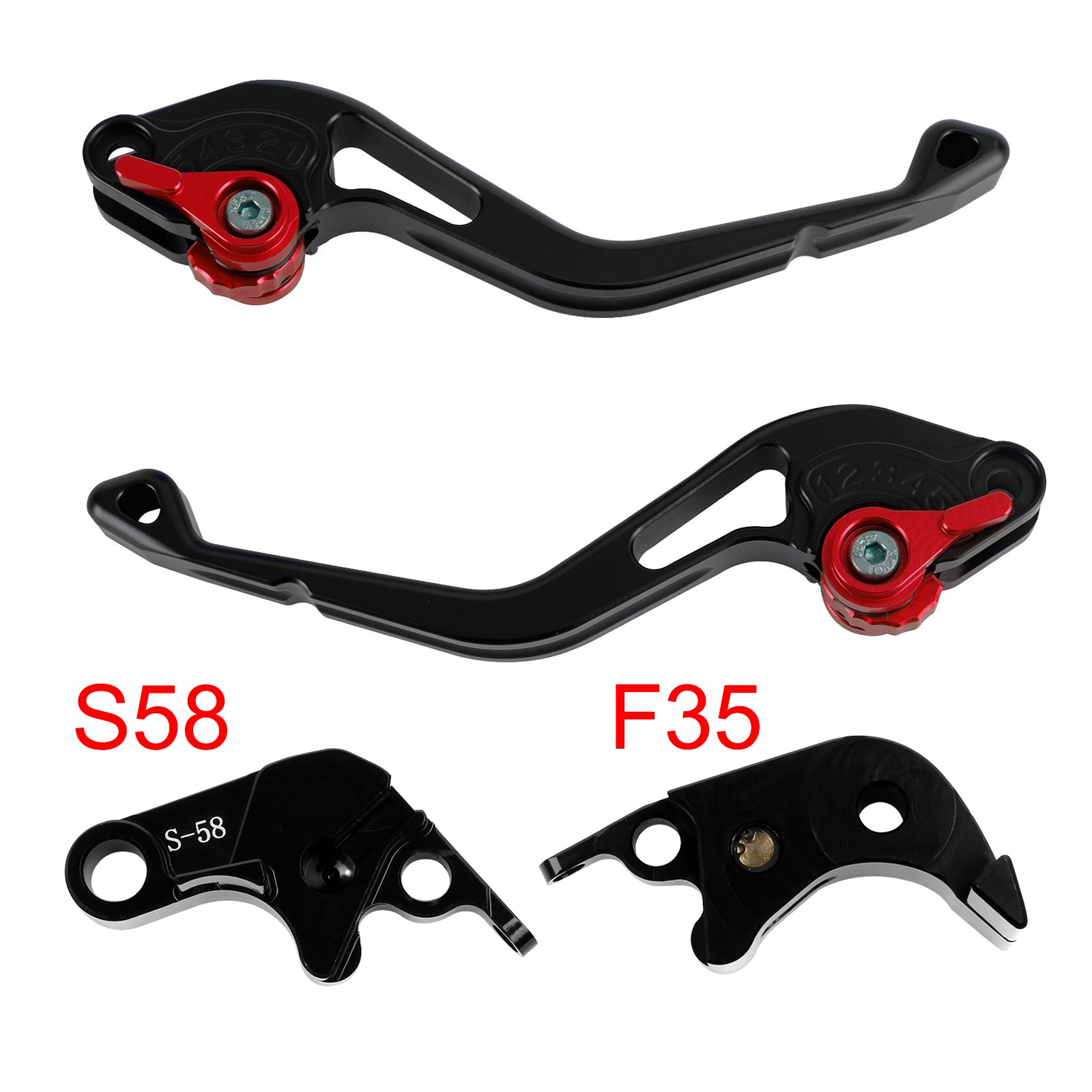 NEW Short Clutch Brake Lever fit for Suzuki GSXR60006-10 GSX-S1000/F 2015 Red