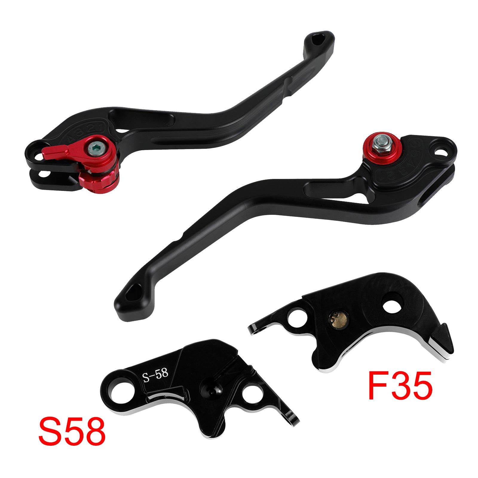 NEW Short Clutch Brake Lever fit for Suzuki GSXR60006-10 GSX-S1000/F 2015 Red