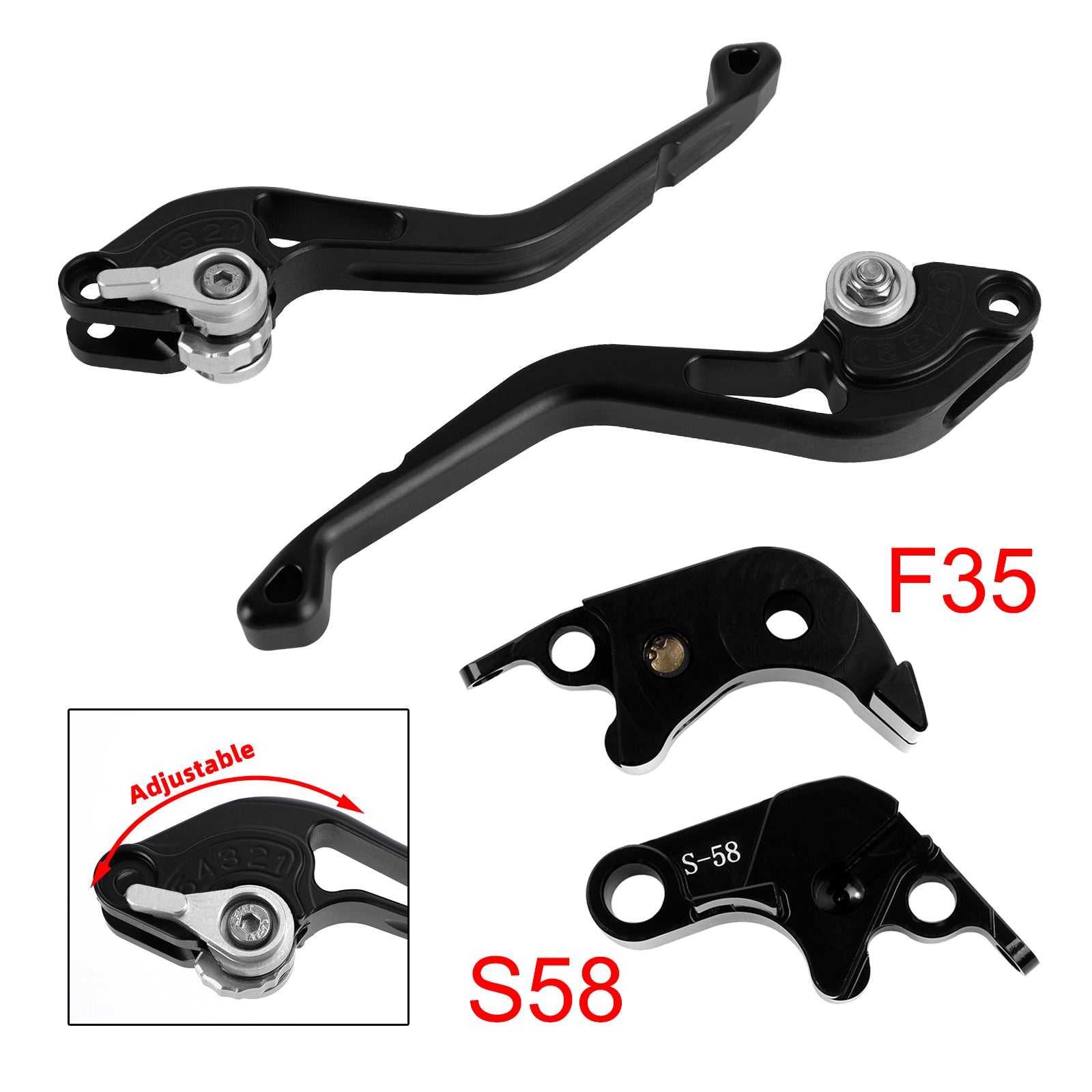 NEW Short Clutch Brake Lever fit for Suzuki GSX-S1000/F 2015 Silver
