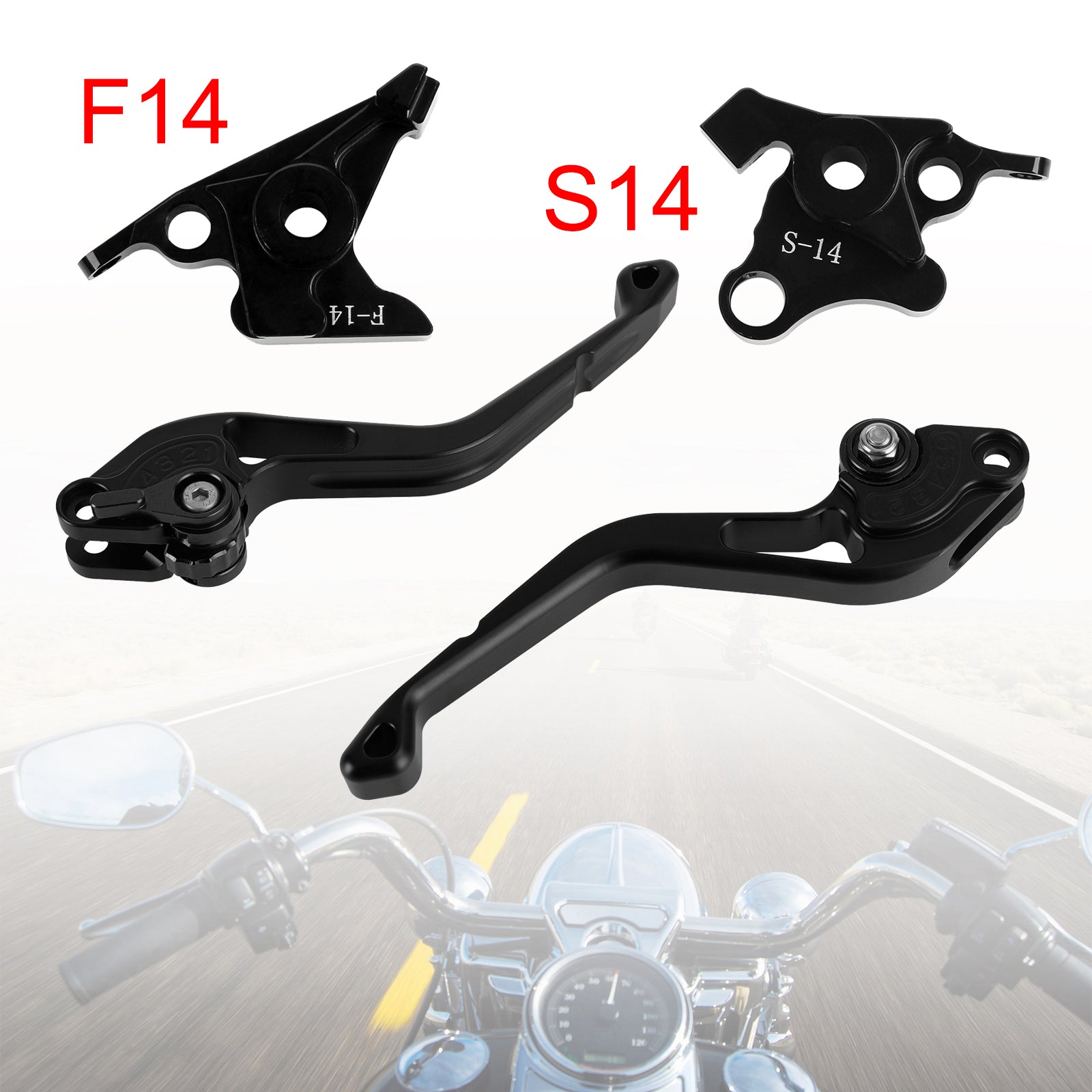 NEW Short Clutch Brake Lever fit for Suzuki GSF650 GSXR1300 DL1000 Black