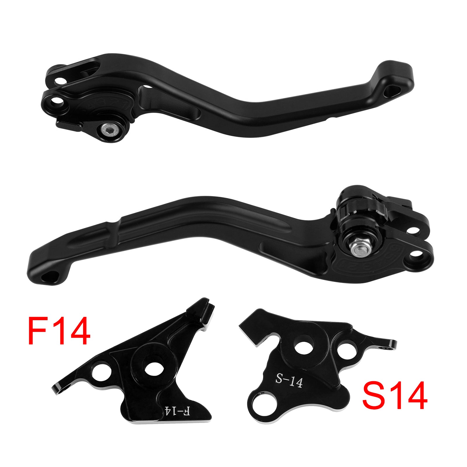 NEW Short Clutch Brake Lever fit for Suzuki GSF650 GSXR1300 DL1000 Black