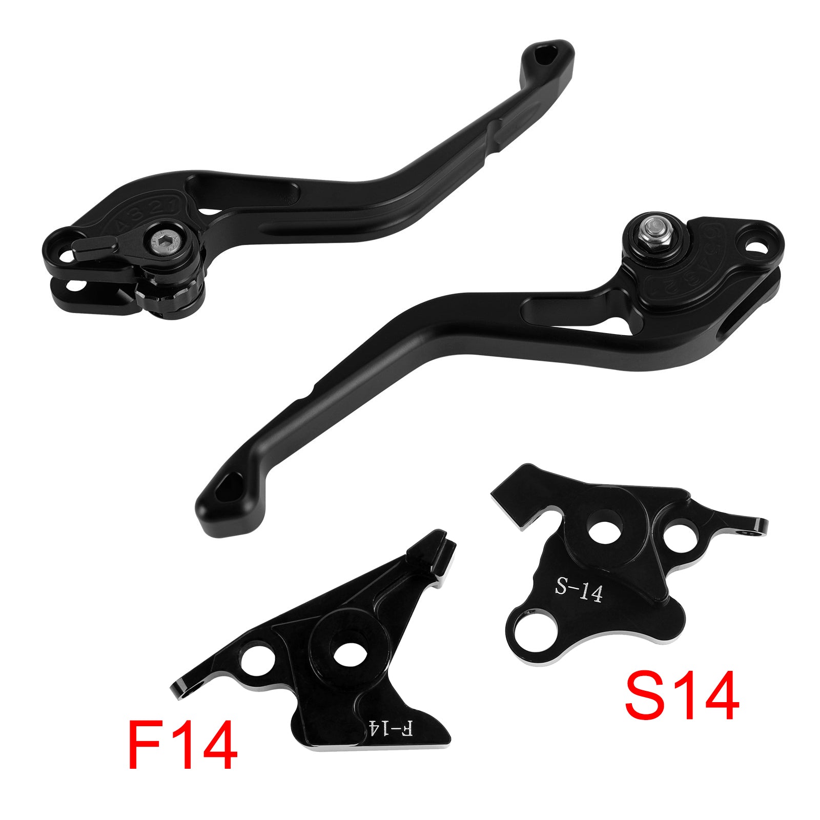 NEW Short Clutch Brake Lever fit for Suzuki GSF650 GSXR1300 DL1000 Black