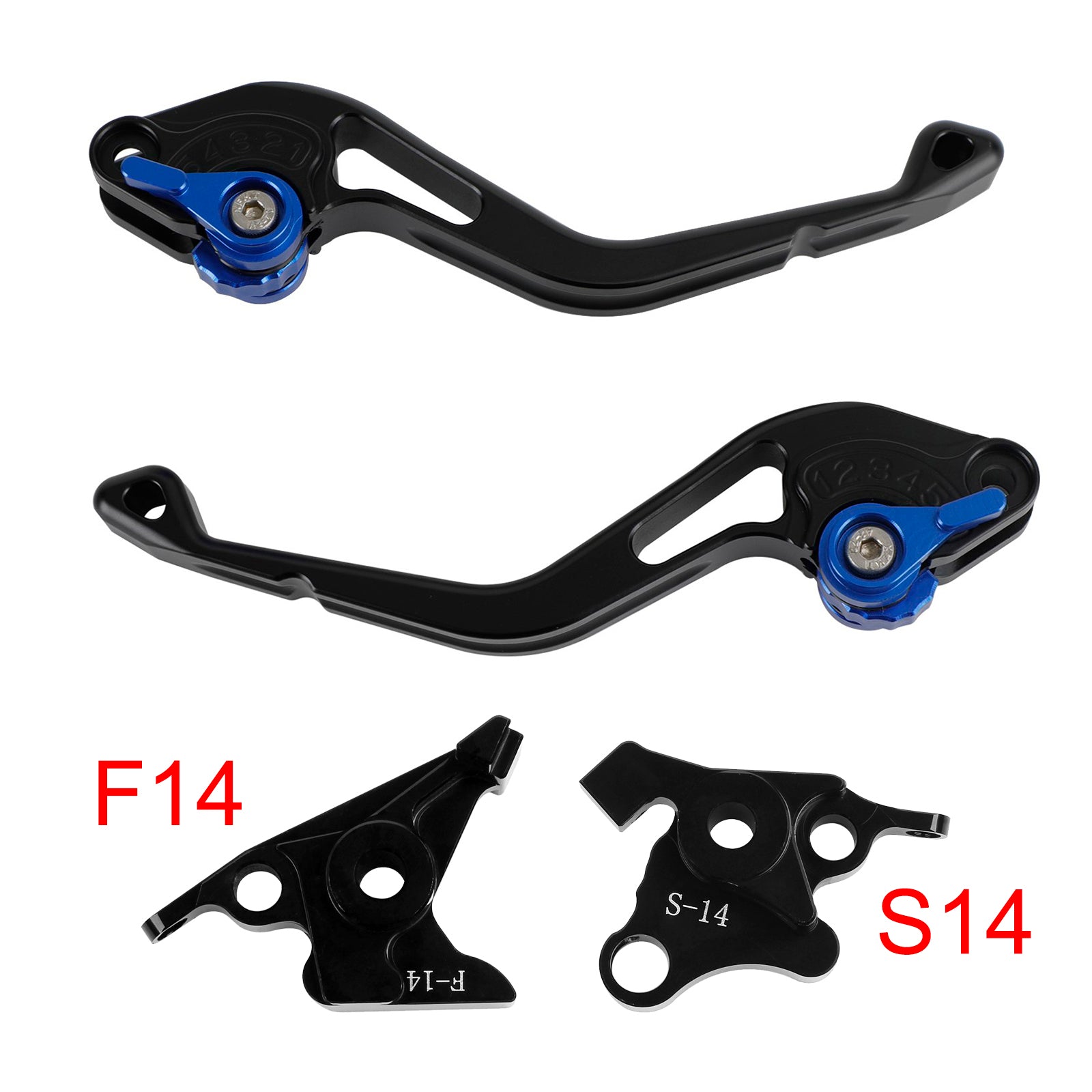 NEW Short Clutch Brake Lever fit for Suzuki GSF650 GSXR1300 DL1000 Blue