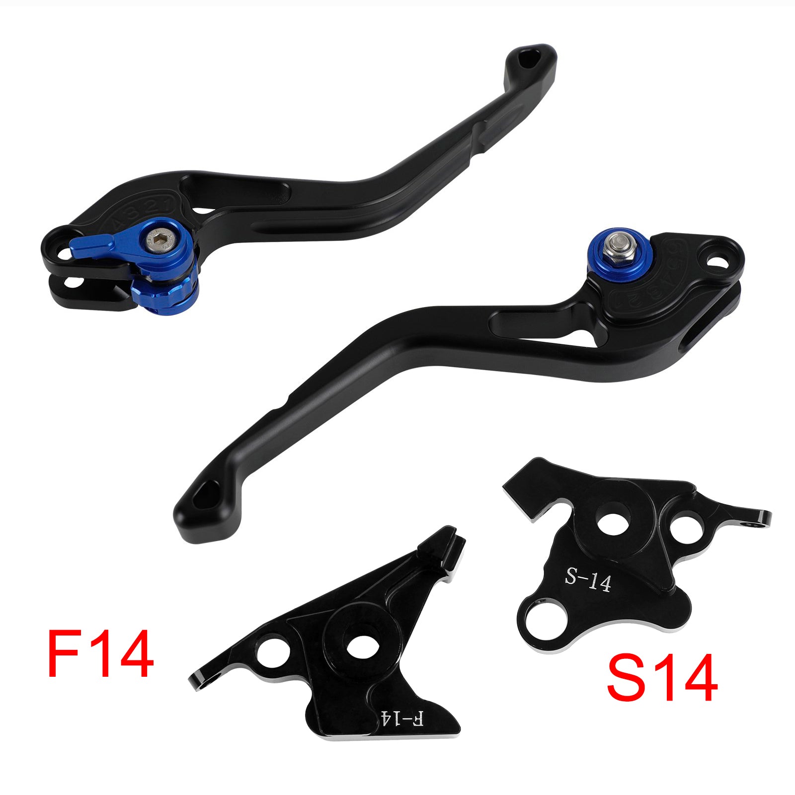 NEW Short Clutch Brake Lever fit for Suzuki GSF650 GSXR1300 DL1000 Blue