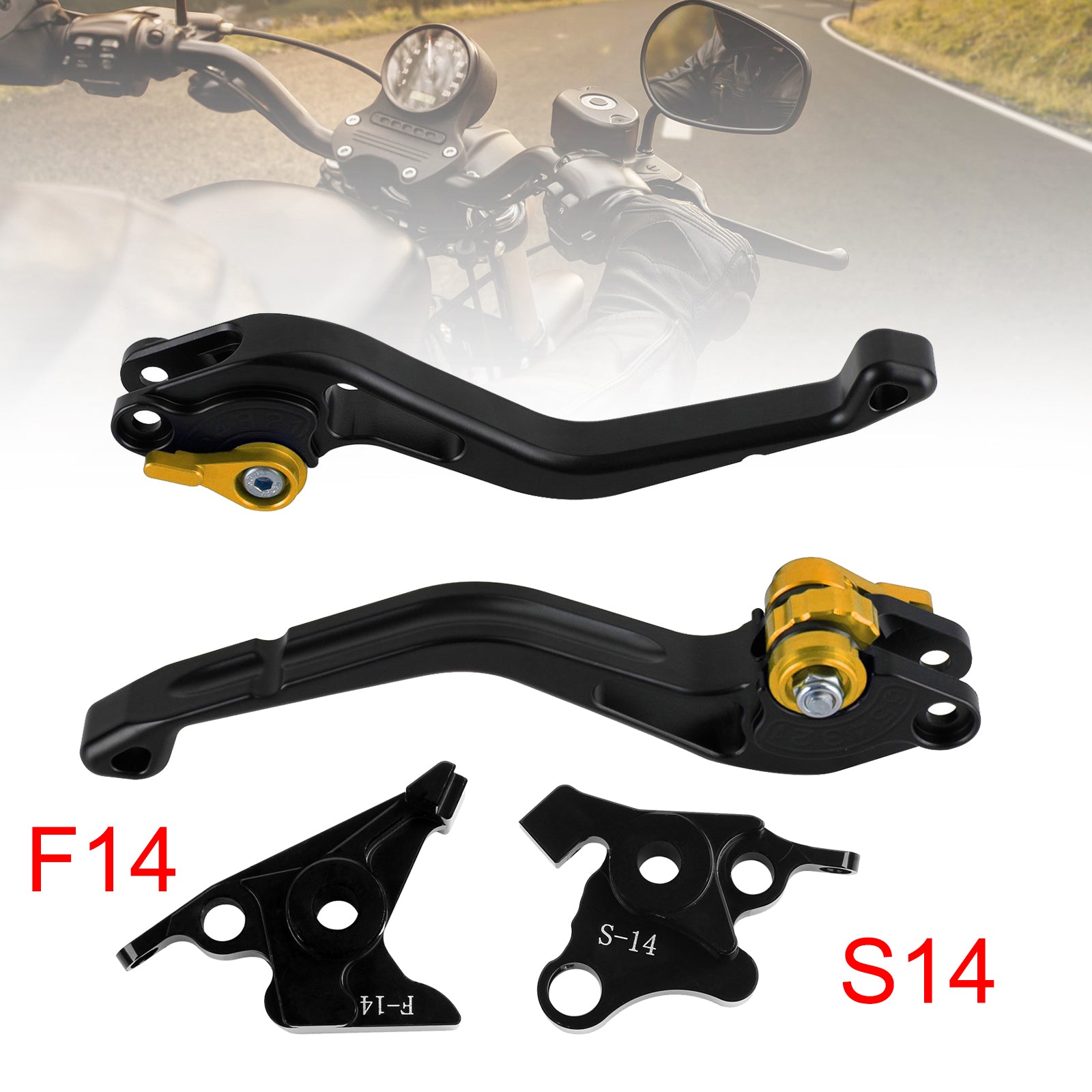 NEW Short Clutch Brake Lever fit for Suzuki GSF650 GSXR1300 DL1000 Gold