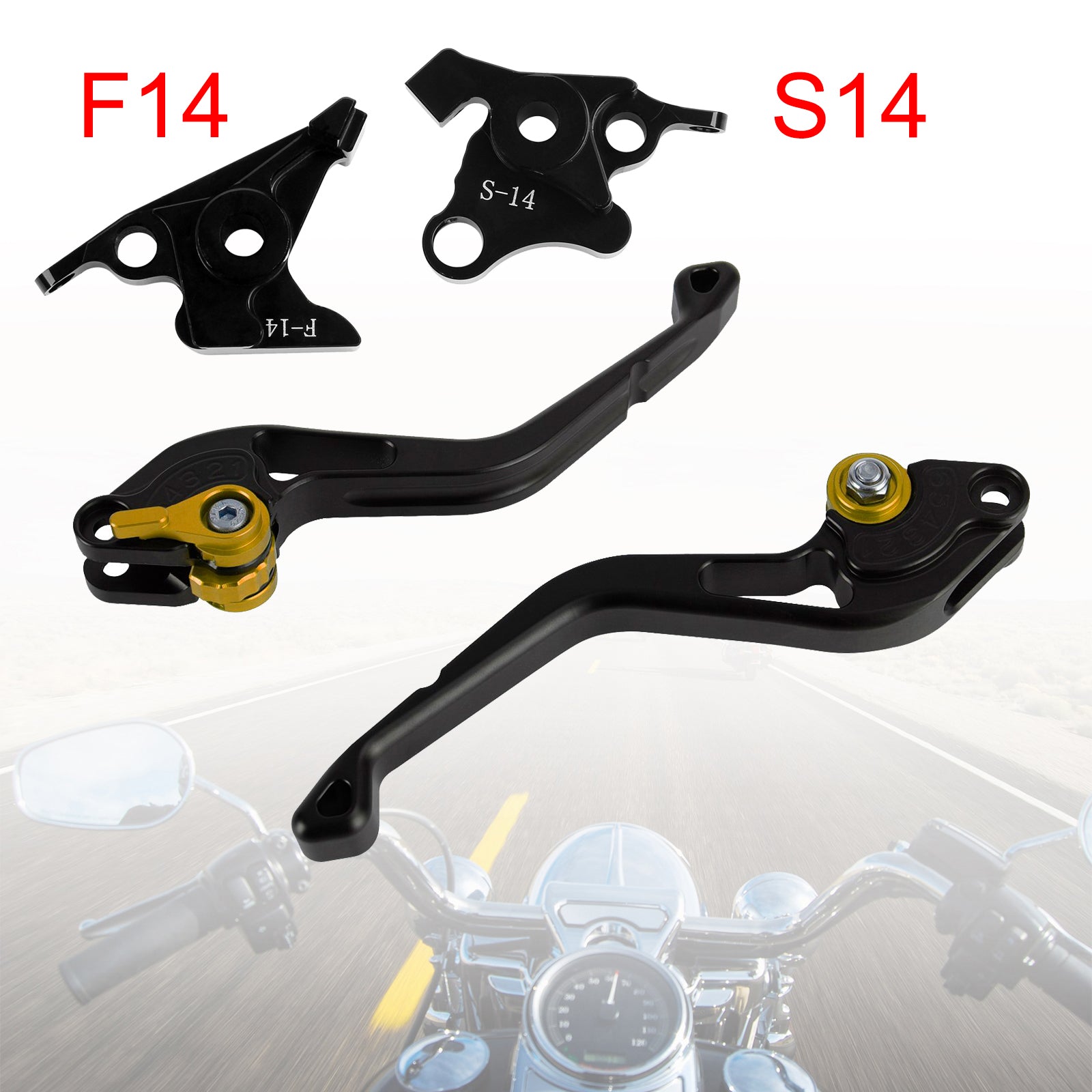 NEW Short Clutch Brake Lever fit for Suzuki GSF650 GSXR1300 DL1000 Gold