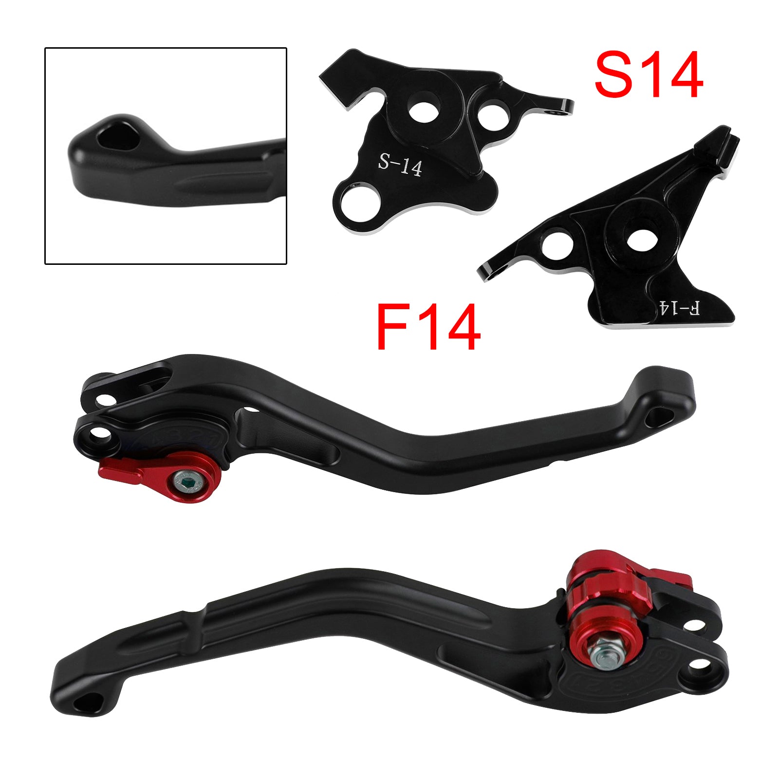 NEW Short Clutch Brake Lever fit for Suzuki GSF650 GSXR1300 DL1000 Red