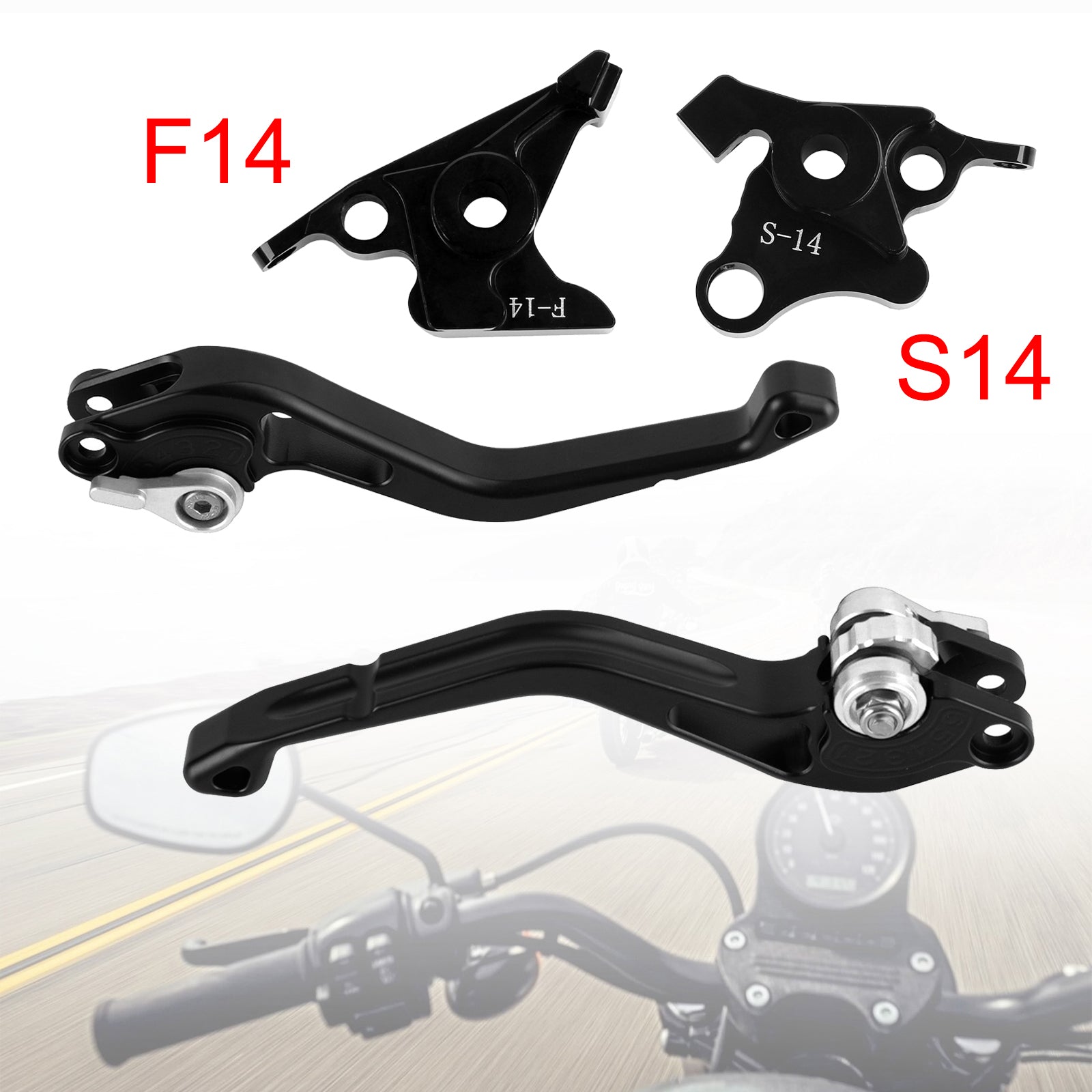 NEW Short Clutch Brake Lever fit for Suzuki GSF650 GSXR1300 DL1000 Silver