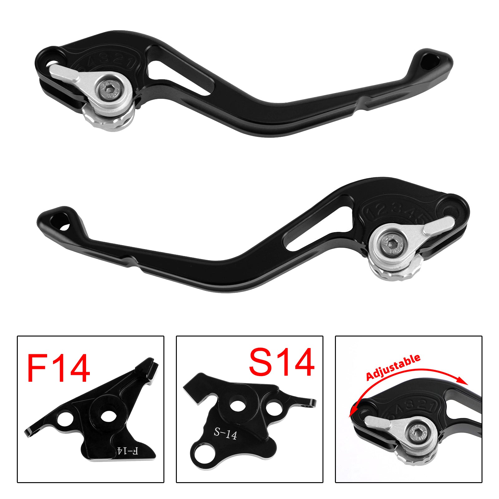 NEW Short Clutch Brake Lever fit for Suzuki GSF650 GSXR1300 DL1000 Silver