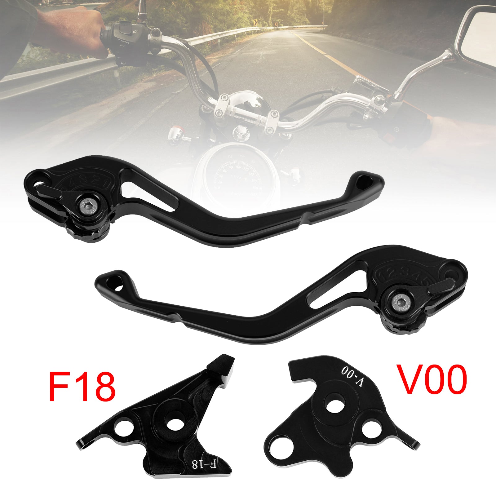NEW Short Clutch Brake Lever fit for Honda VFR750 VFR800/F VTR1000F Black