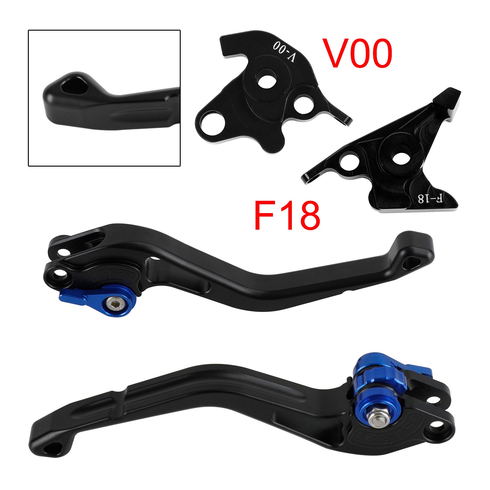 NEW Short Clutch Brake Lever fit for Honda VFR750 VFR800/F VTR1000F Blue