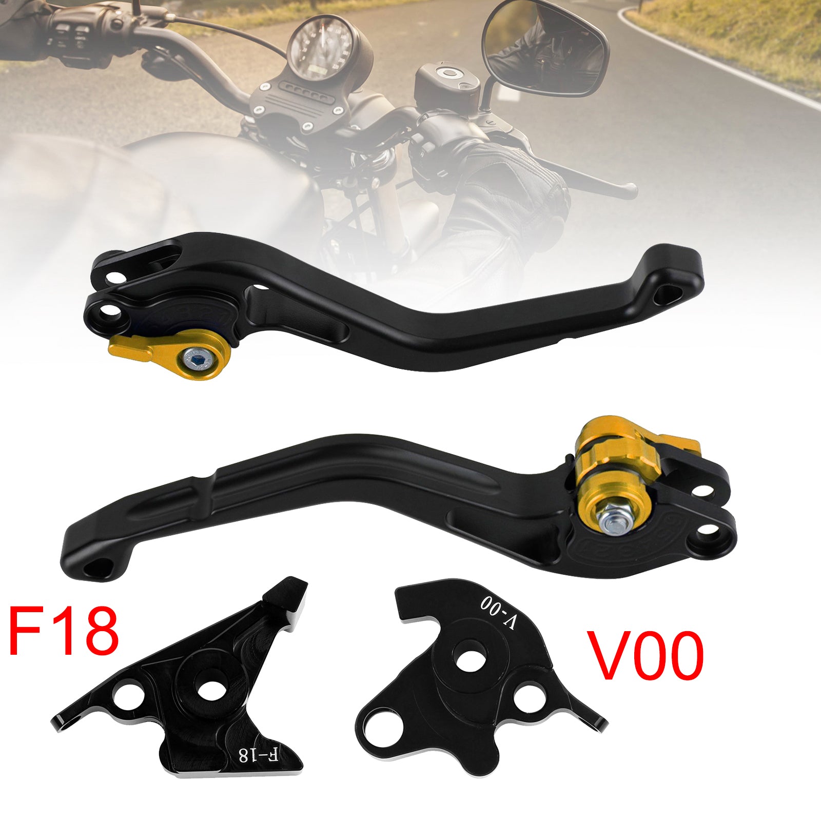 NEW Short Clutch Brake Lever fit for Honda VFR750 VFR800/F VTR1000F Gold