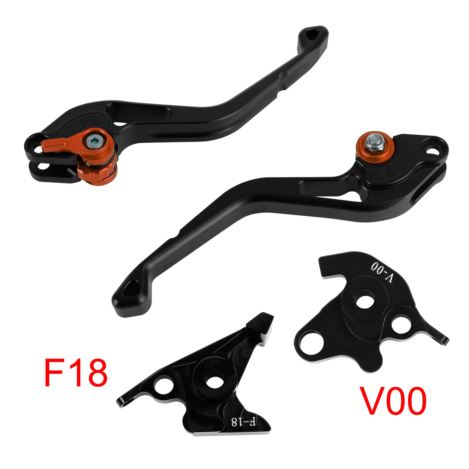 NEW Short Clutch Brake Lever fit for Honda VFR750 VFR800/F VTR1000F Orange