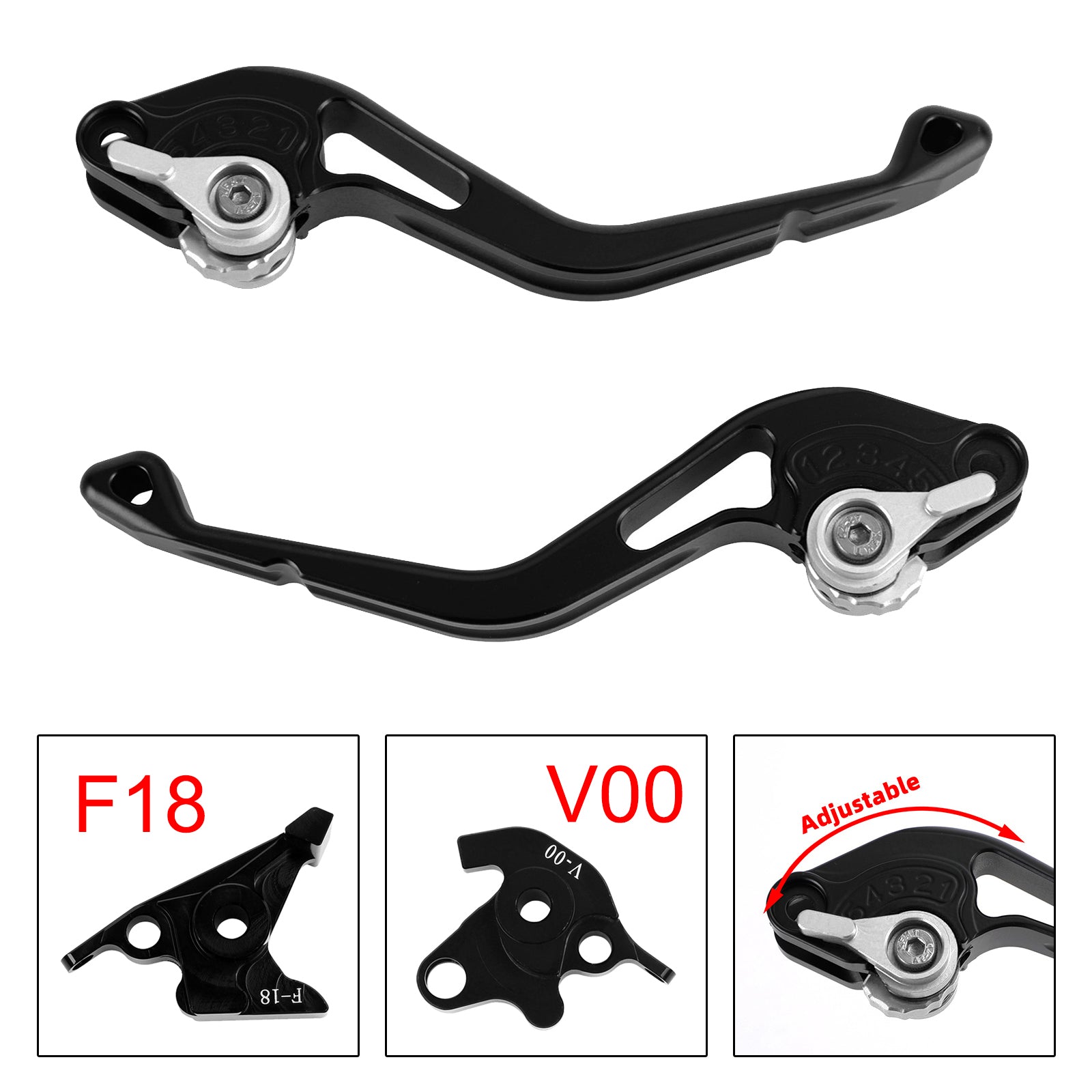NEW Short Clutch Brake Lever fit for Honda VFR750 VFR800/F VTR1000F Silver