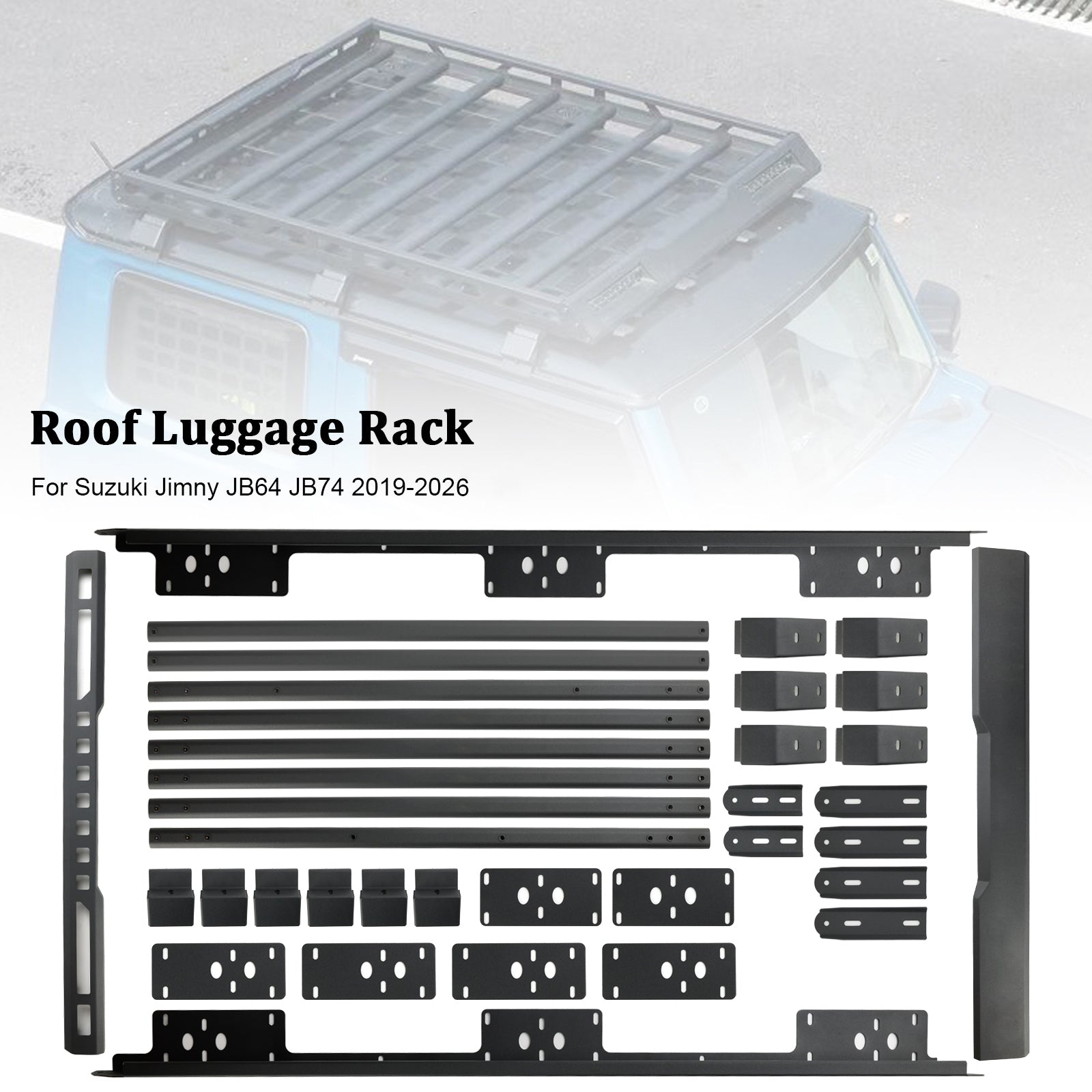 Aluminium Roof Rack Luggage Rack Fit Suzuki Jimny JB64 JB74 2019-2026