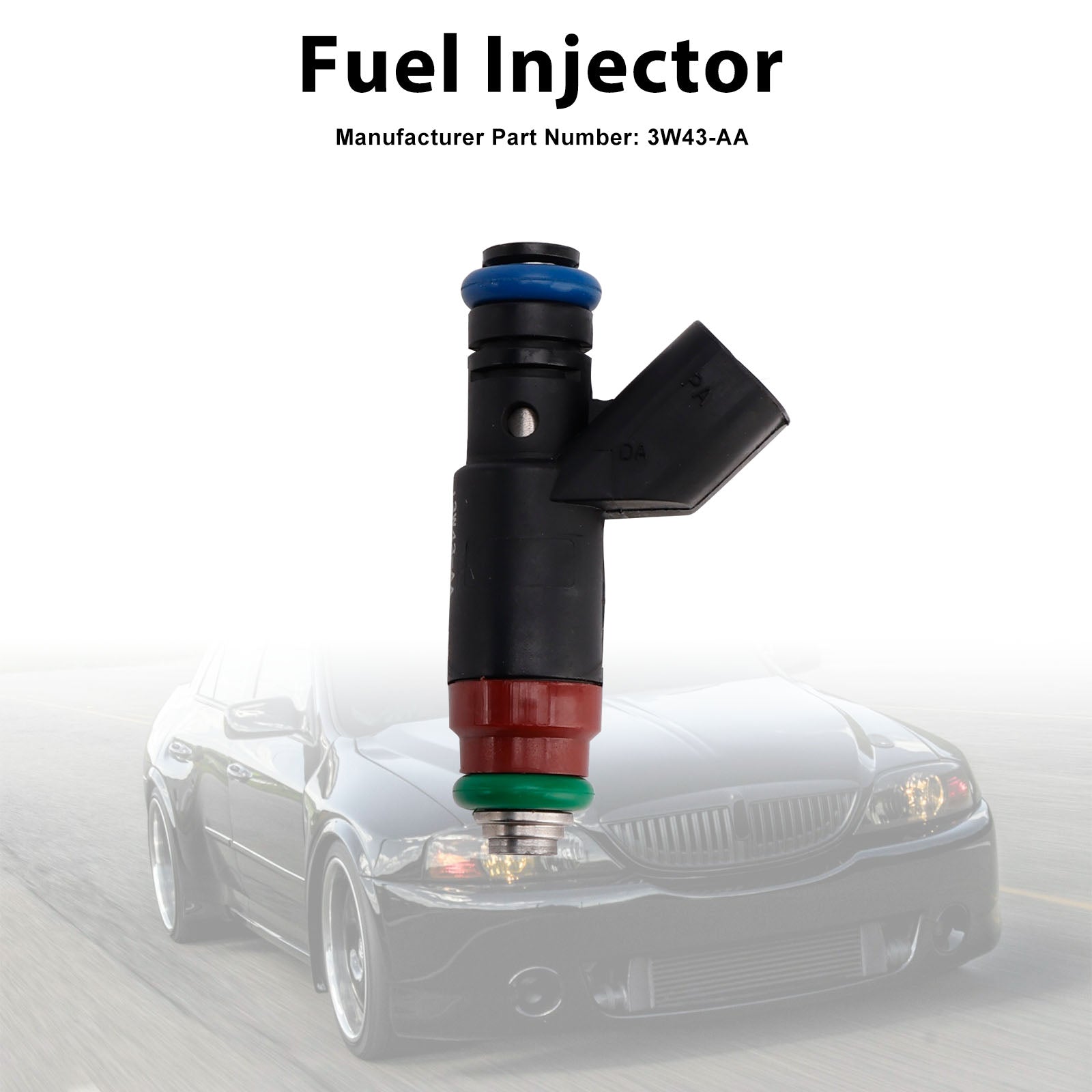 1Pcs Fuel Injector For Lincoln LS For Ford Thunderbird 2003-2005 3W43-AA