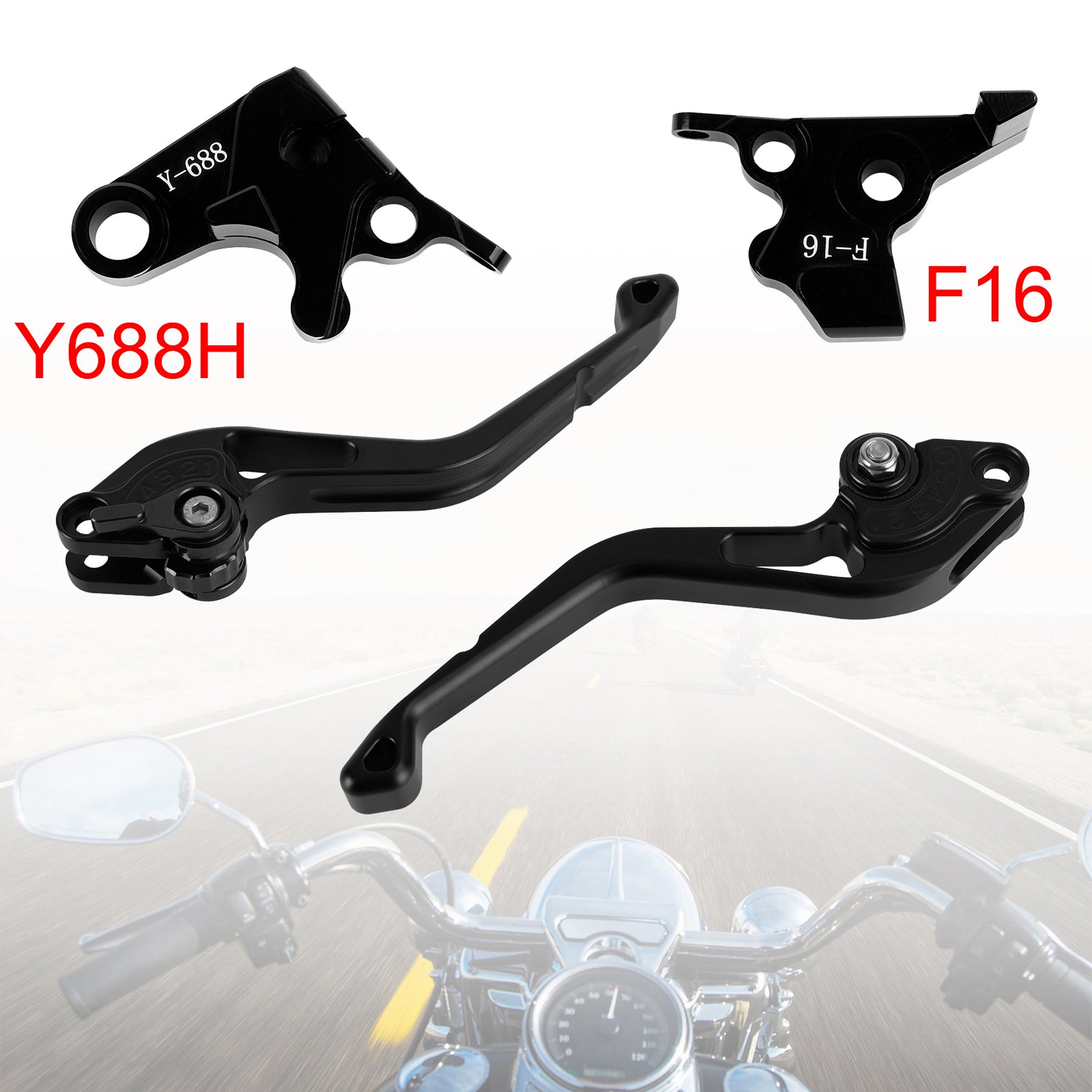 NEW Short Clutch Brake Lever fit for Yamaha FZ6 FAZER XSR 700 900 ABS Black