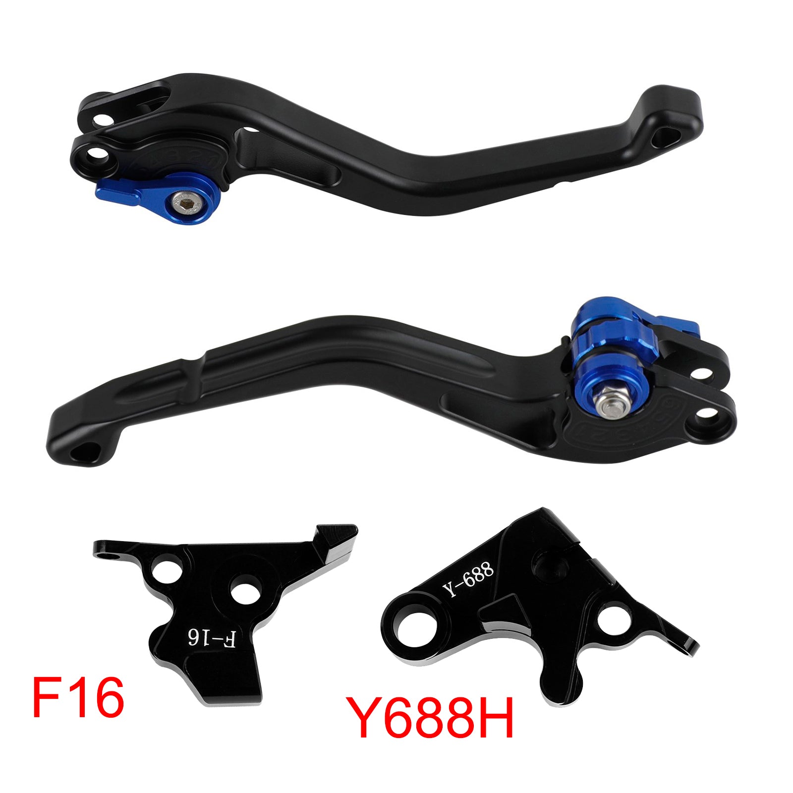 NEW Short Clutch Brake Lever fit for Yamaha FZ6 FAZER XSR 700 900 ABS Blue