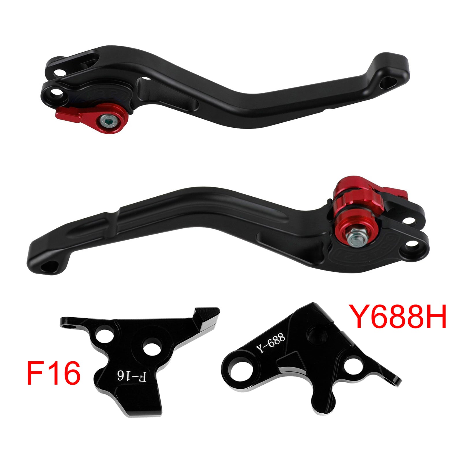 NEW Short Clutch Brake Lever fit for Yamaha FZ6 FAZER XSR 700 900 ABS Red