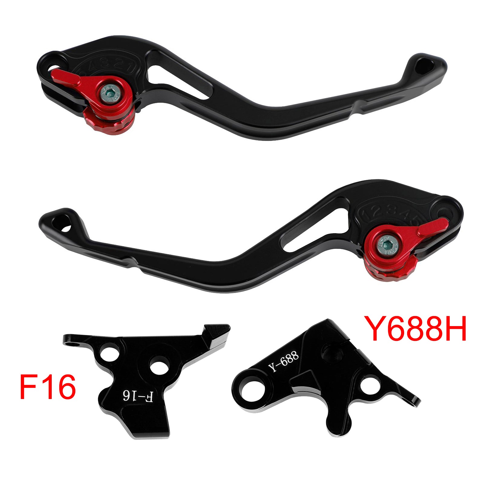 NEW Short Clutch Brake Lever fit for Yamaha FZ6 FAZER XSR 700 900 ABS Red
