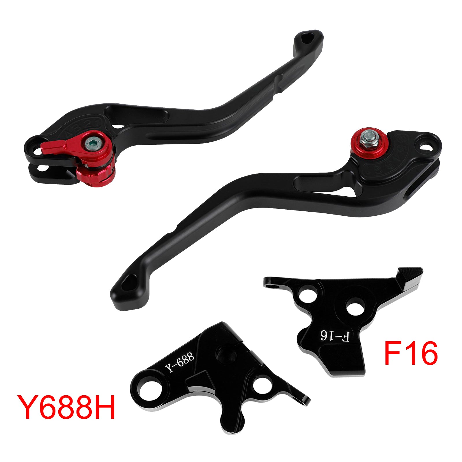 NEW Short Clutch Brake Lever fit for Yamaha FZ6 FAZER XSR 700 900 ABS Red