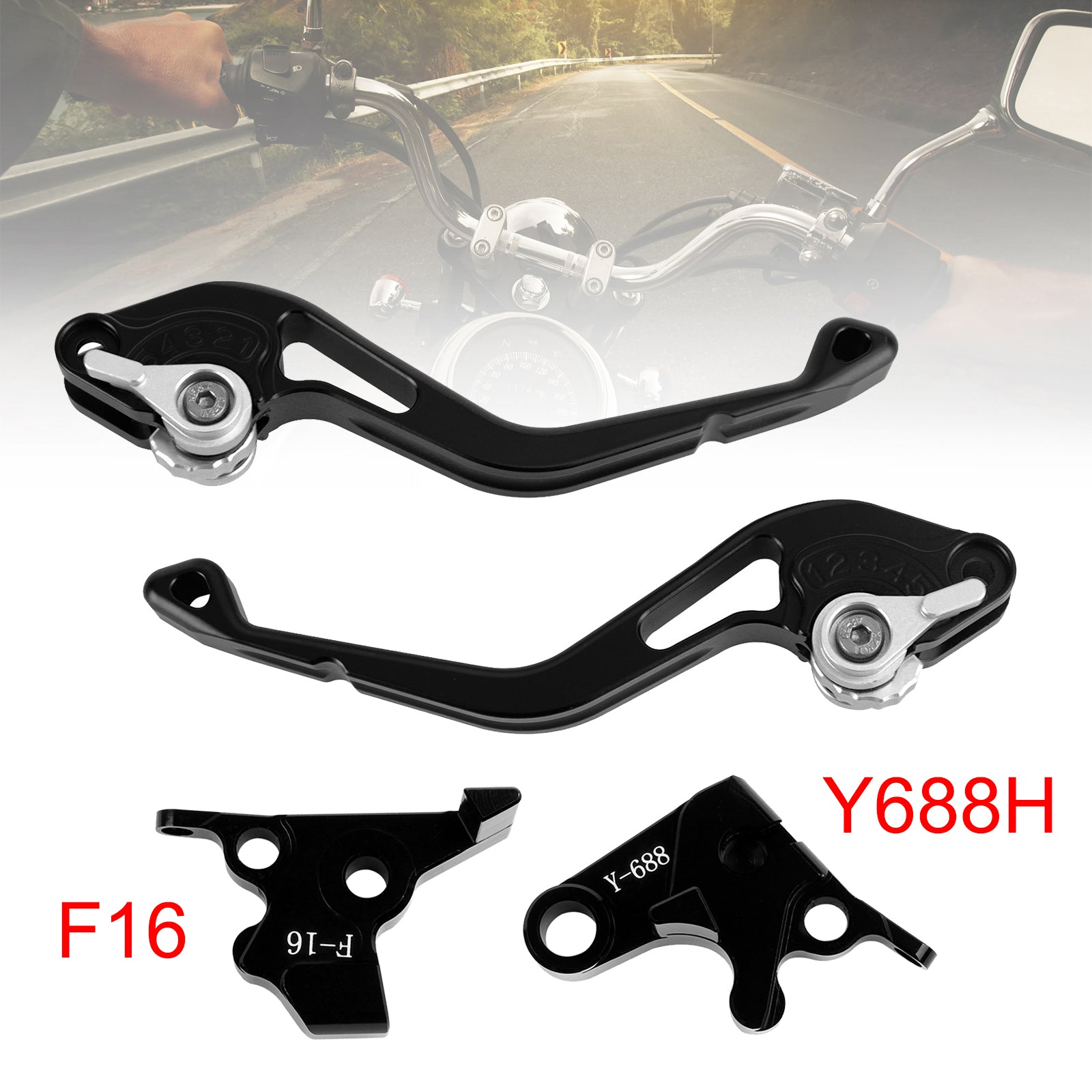 NEW Short Clutch Brake Lever fit for Yamaha FZ6 FAZER XSR 700 900 ABS Silver