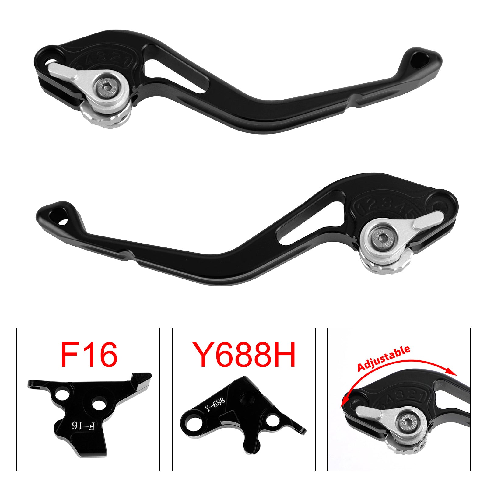 NEW Short Clutch Brake Lever fit for Yamaha FZ6 FAZER XSR 700 900 ABS Silver