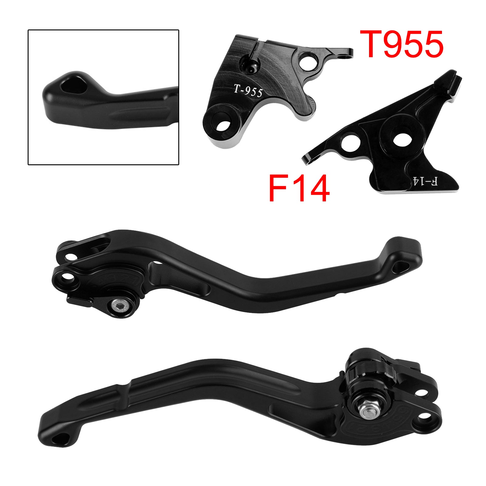 NEW Short Clutch Brake Lever fit for DAYTONA 955i SRINT ST TT600 Black