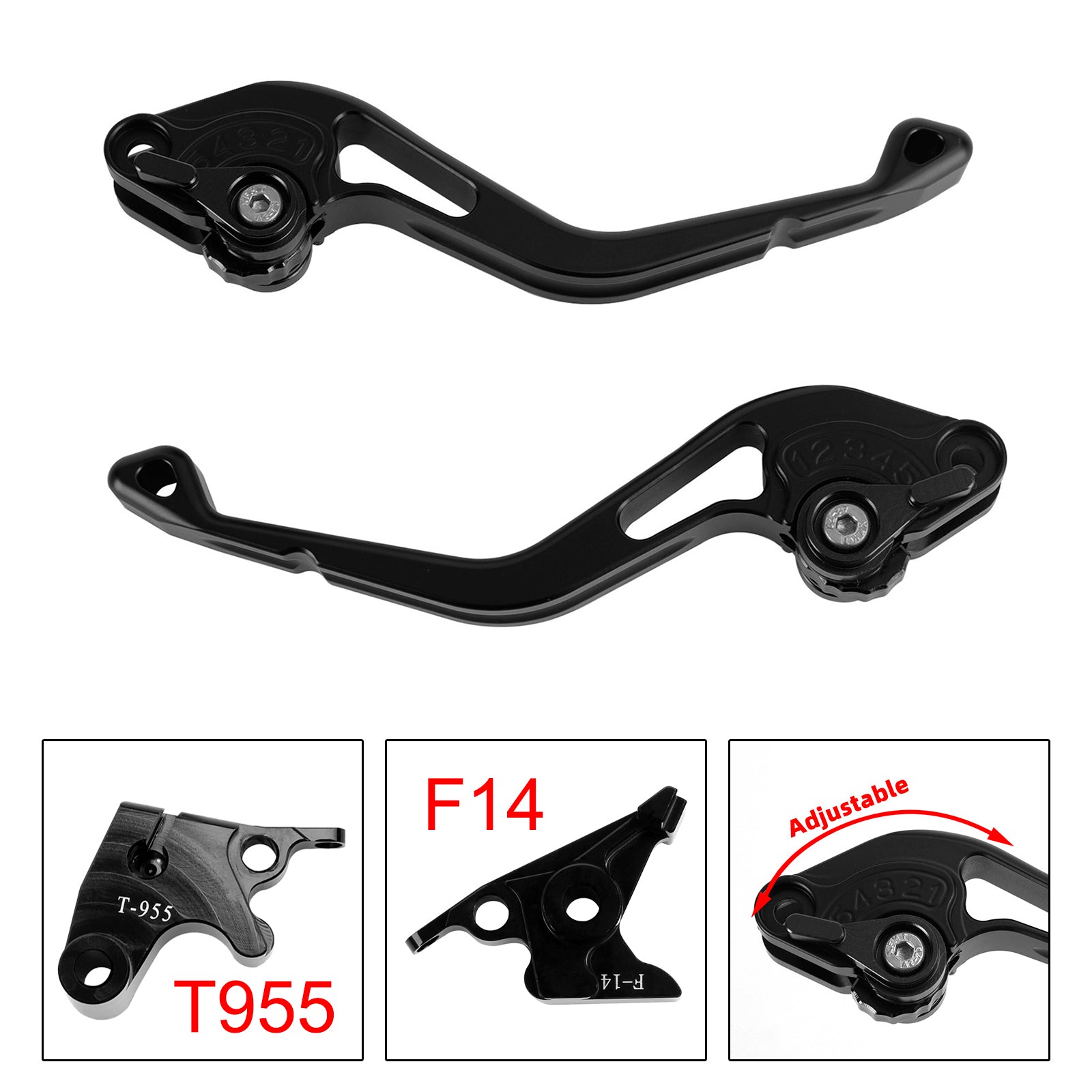 NEW Short Clutch Brake Lever fit for DAYTONA 955i SRINT ST TT600 Black