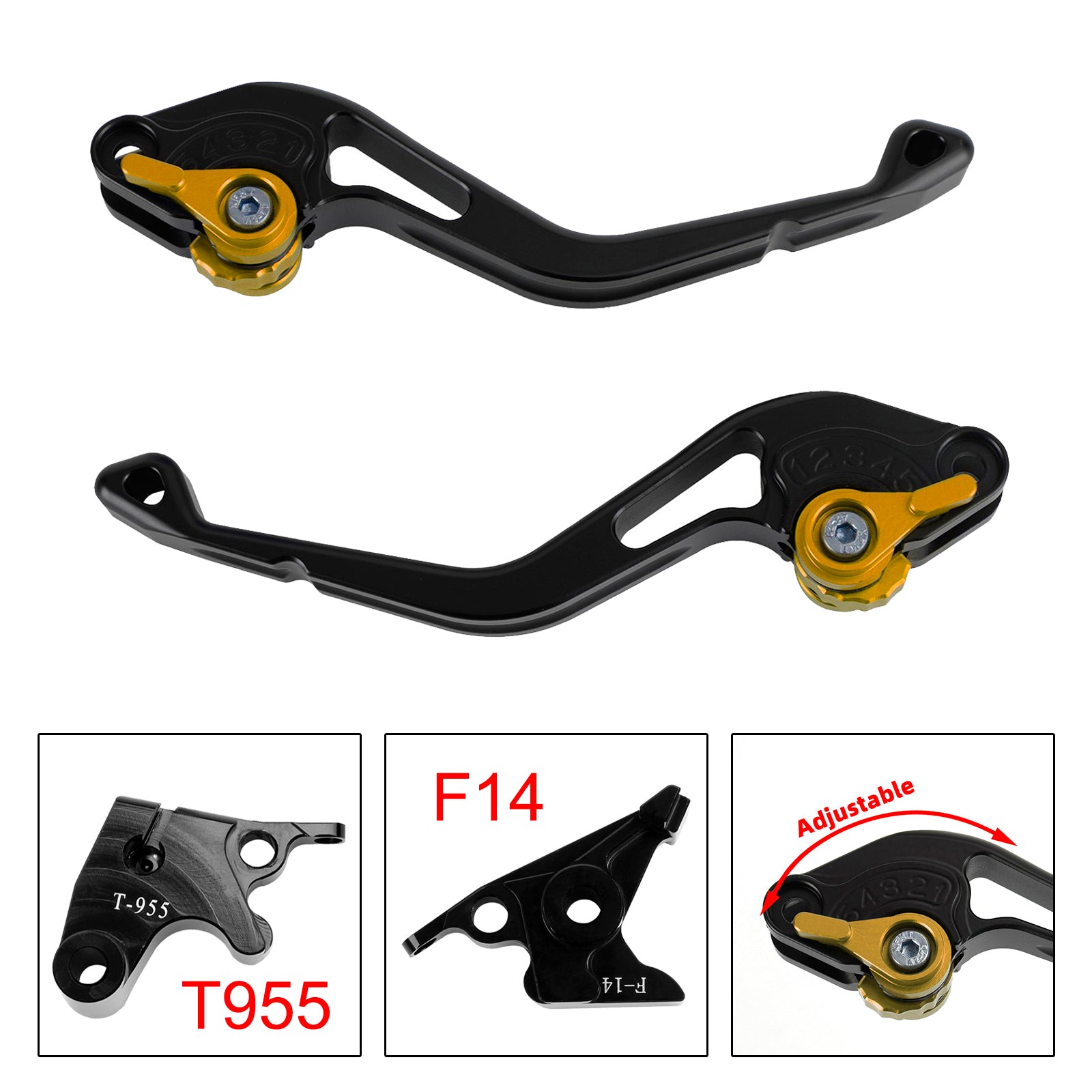 NEW Short Clutch Brake Lever fit for DAYTONA 955i SRINT ST TT600 Gold