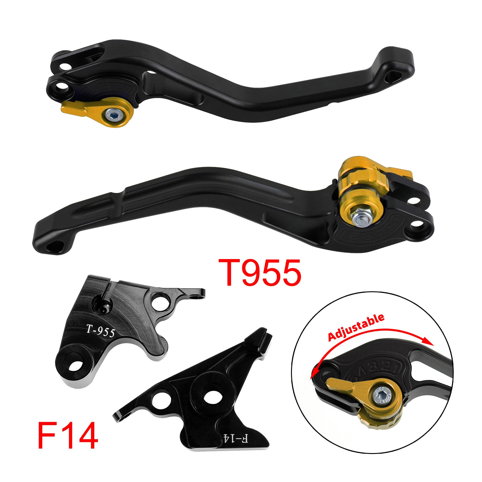 NEW Short Clutch Brake Lever fit for DAYTONA 955i SRINT ST TT600 Gold