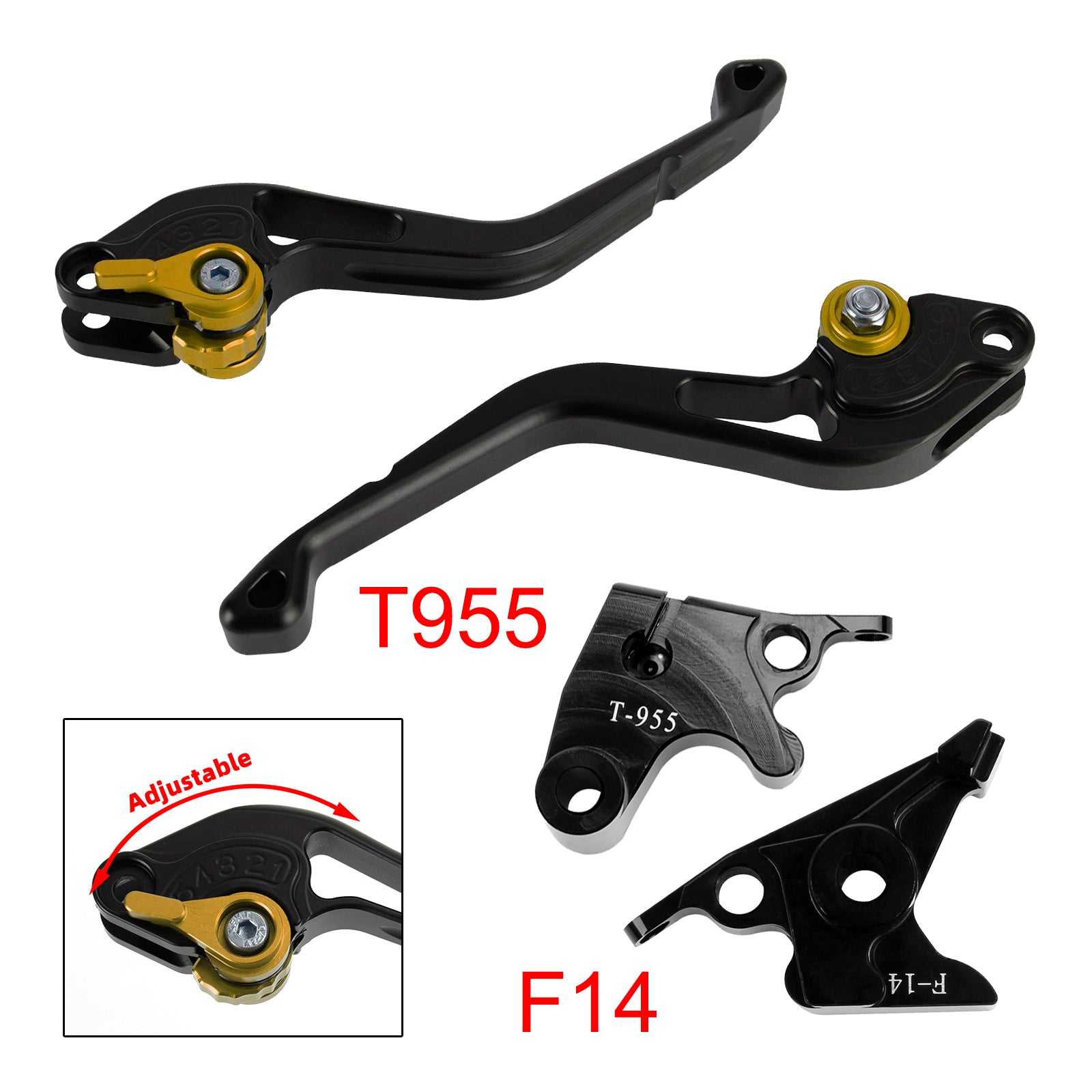NEW Short Clutch Brake Lever fit for DAYTONA 955i SRINT ST TT600 Gold