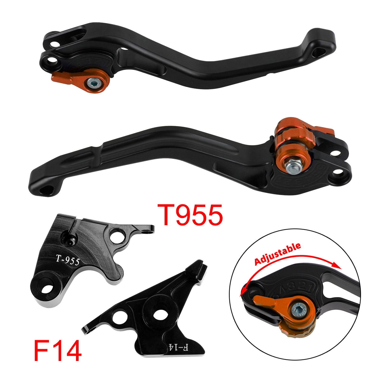 NEW Short Clutch Brake Lever fit for DAYTONA 955i SRINT ST TT600 Orange