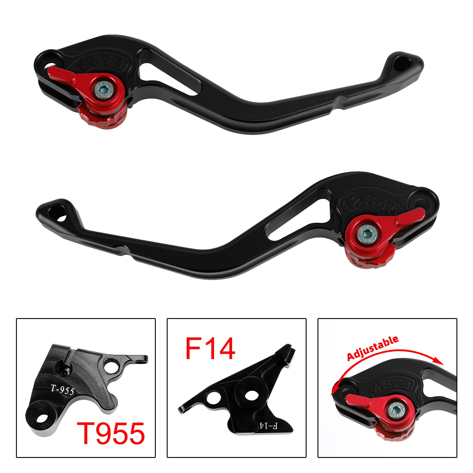 NEW Short Clutch Brake Lever fit for DAYTONA 955i SRINT ST TT600 Red