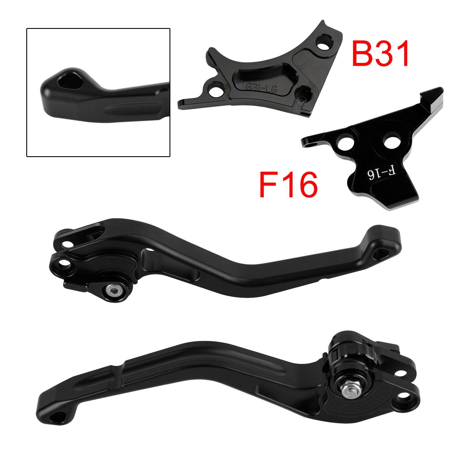 NEW Short Clutch Brake Lever fit for BMW G310R G310GS 2017-2018 Black