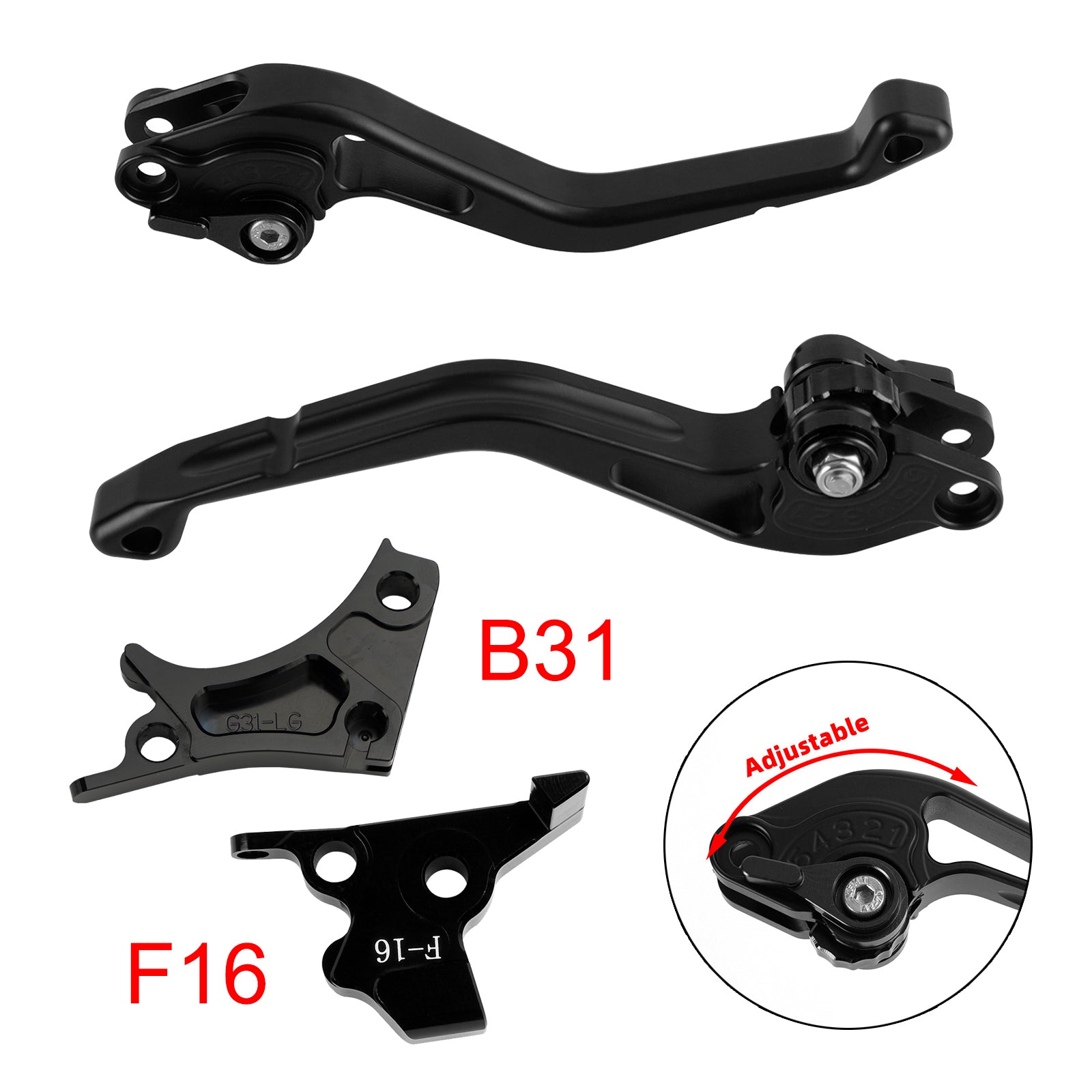NEW Short Clutch Brake Lever fit for BMW G310R G310GS 2017-2018 Black