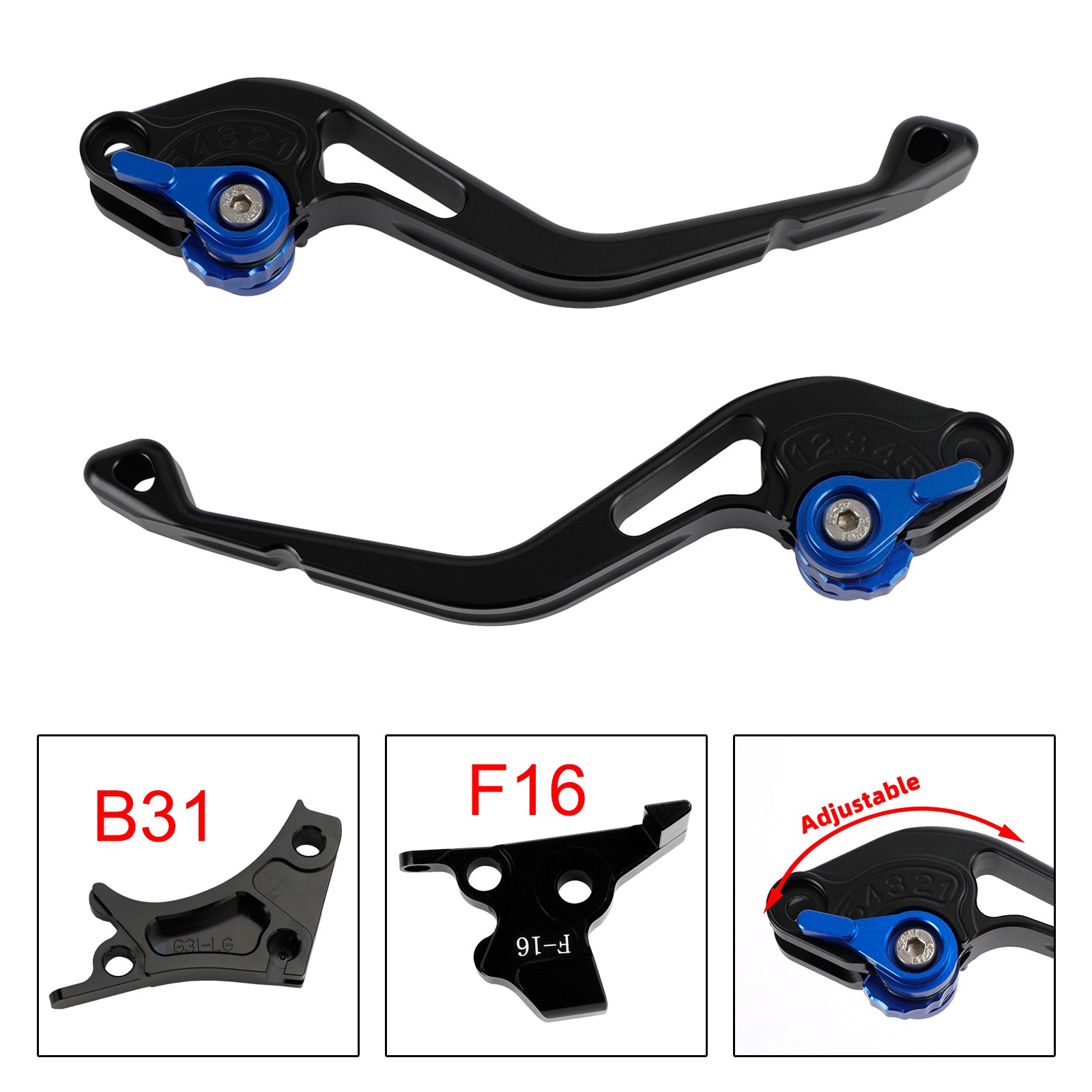NEW Short Clutch Brake Lever fit for BMW G310R G310GS 2017-2018 Blue